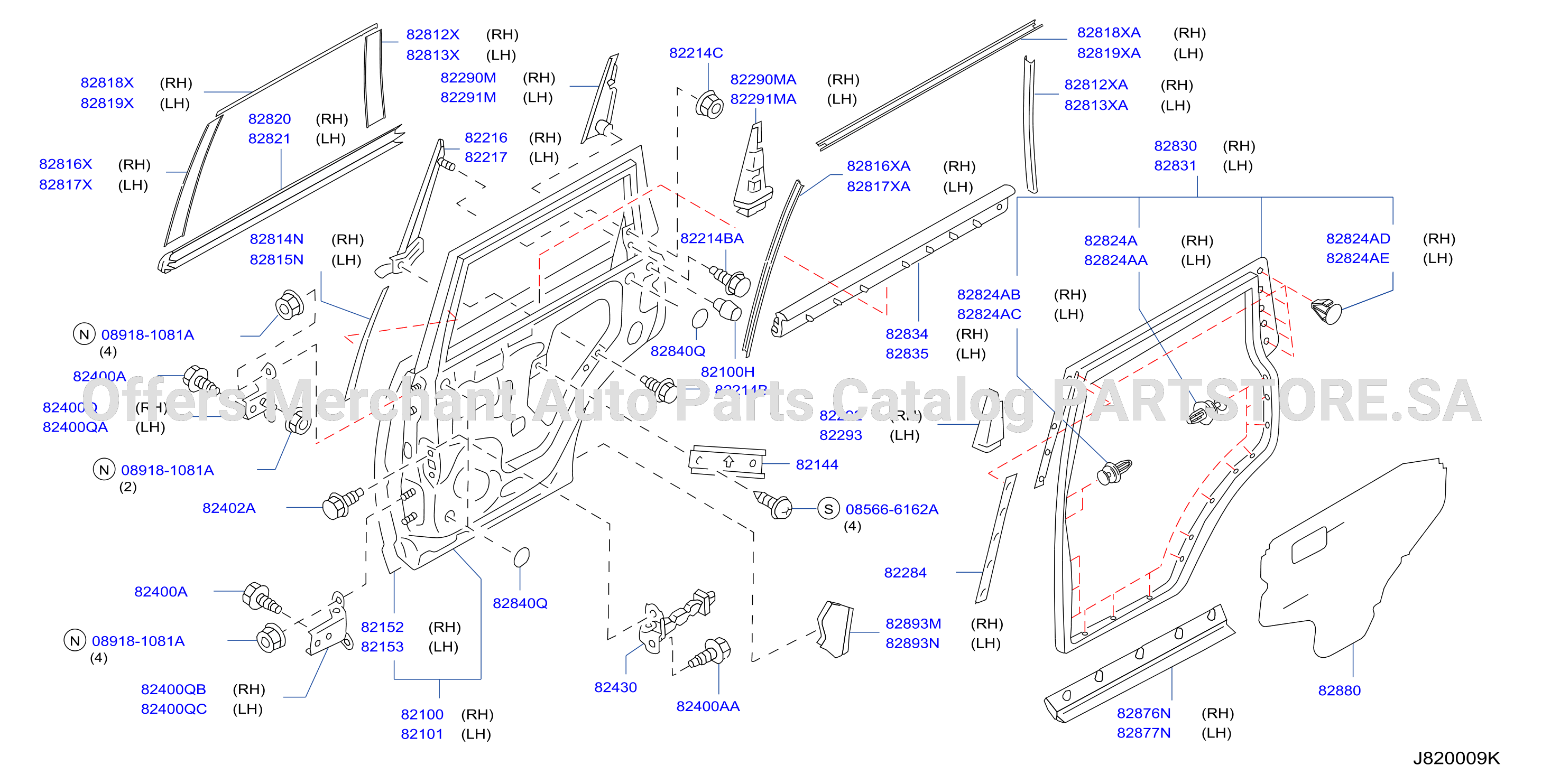 Rear Door Panel Fitting