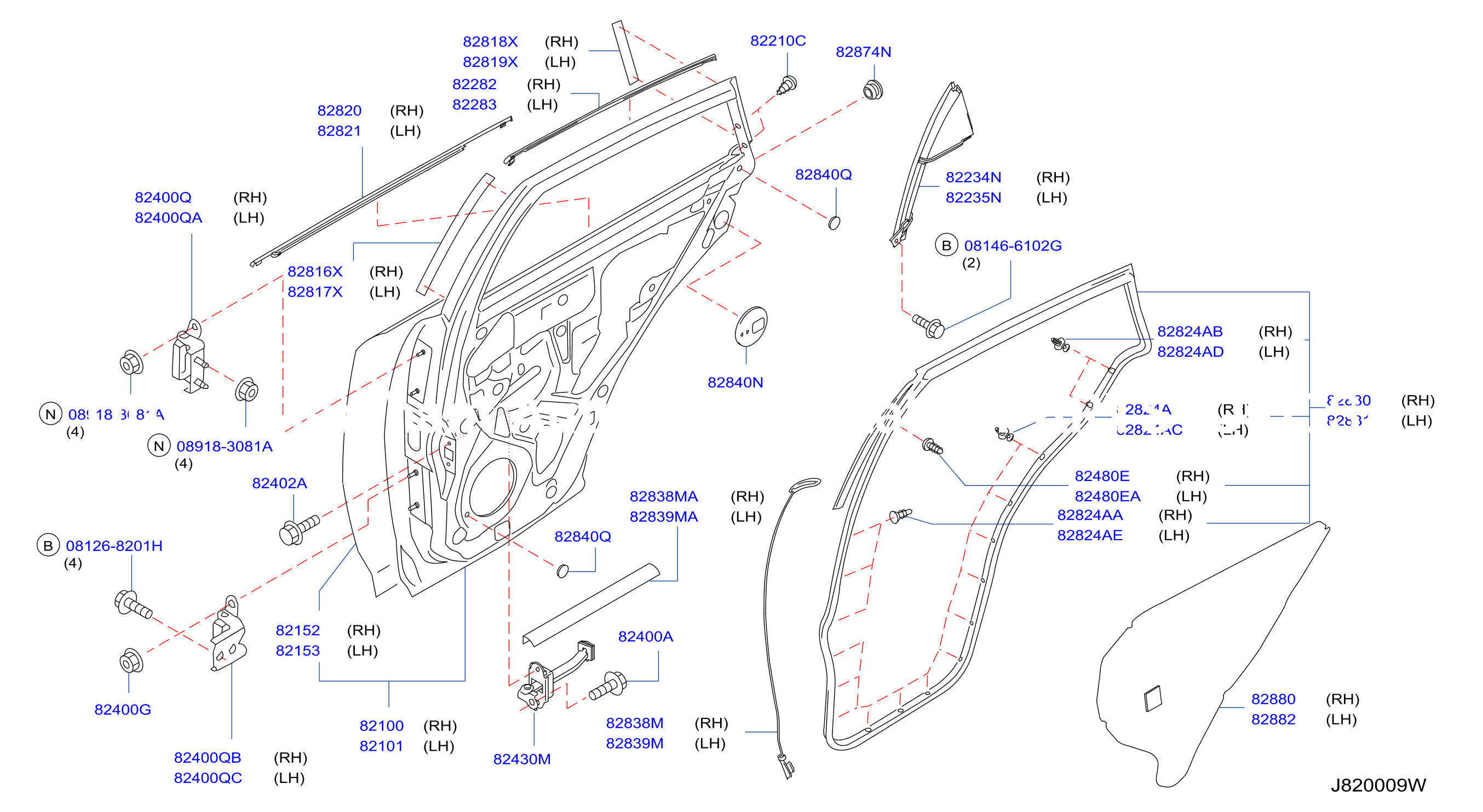 Rear Door Panel Fitting