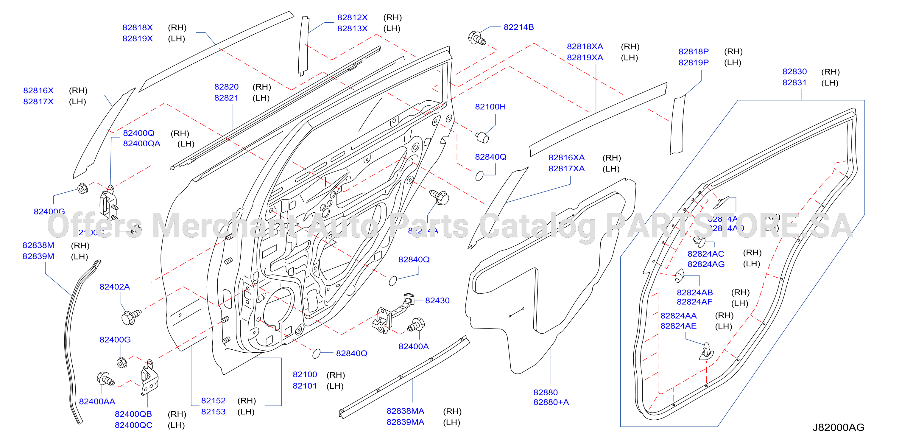 Rear Door Panel Fitting