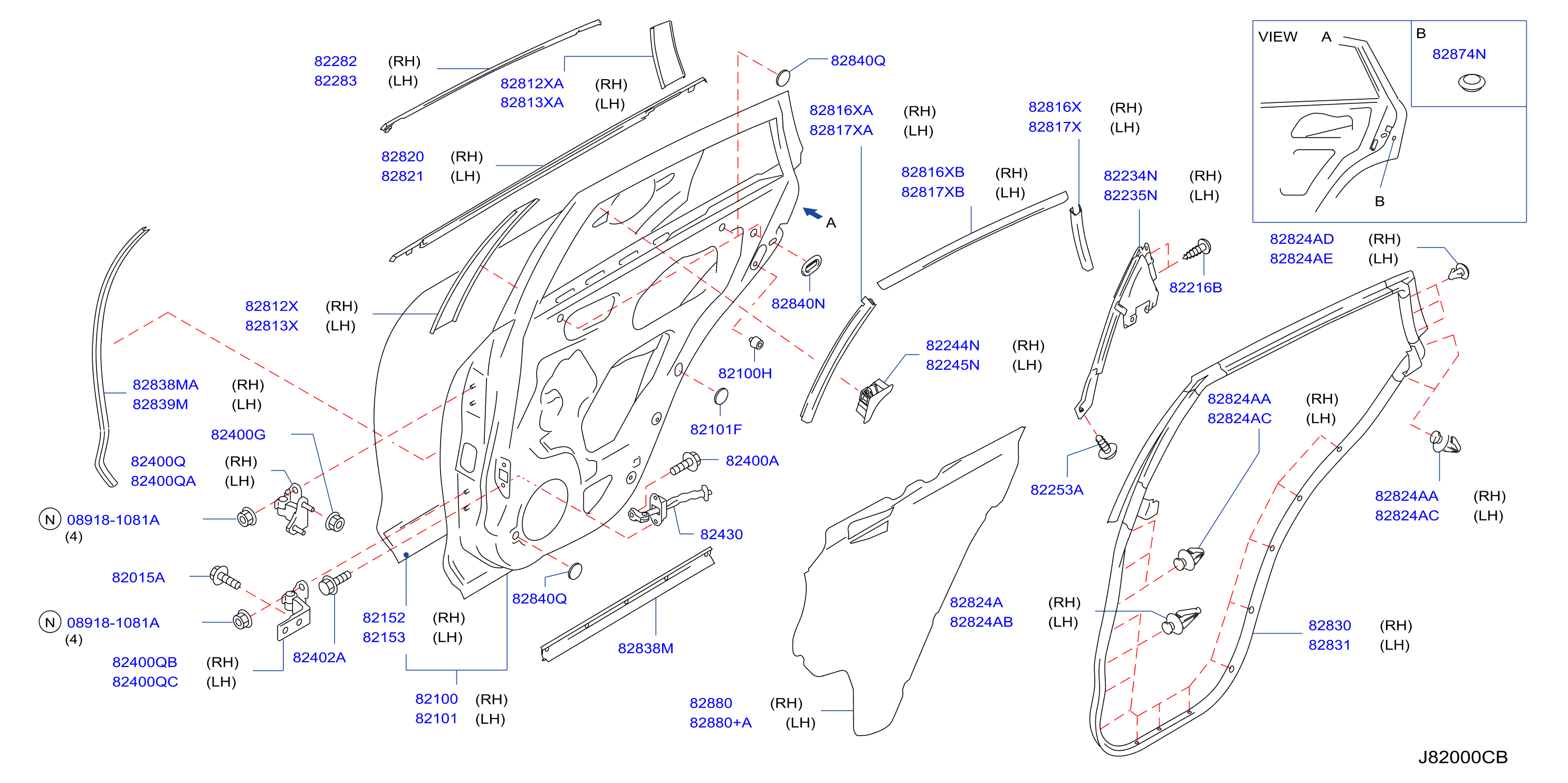 Rear Door Panel Fitting