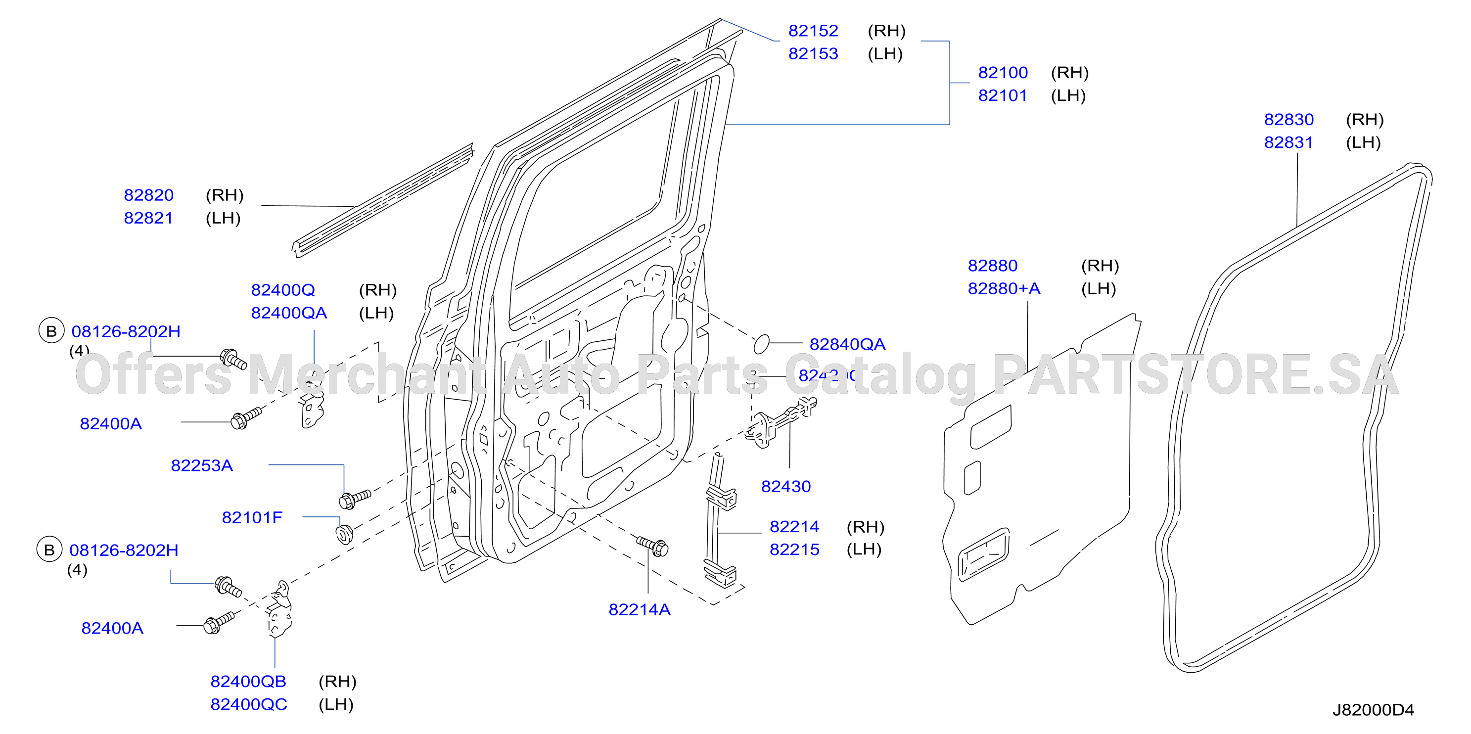 Rear Door Panel Fitting