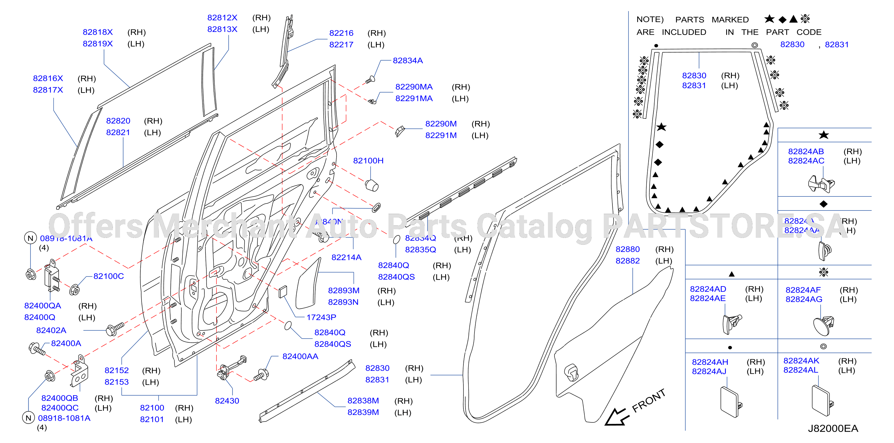 Rear Door Panel Fitting