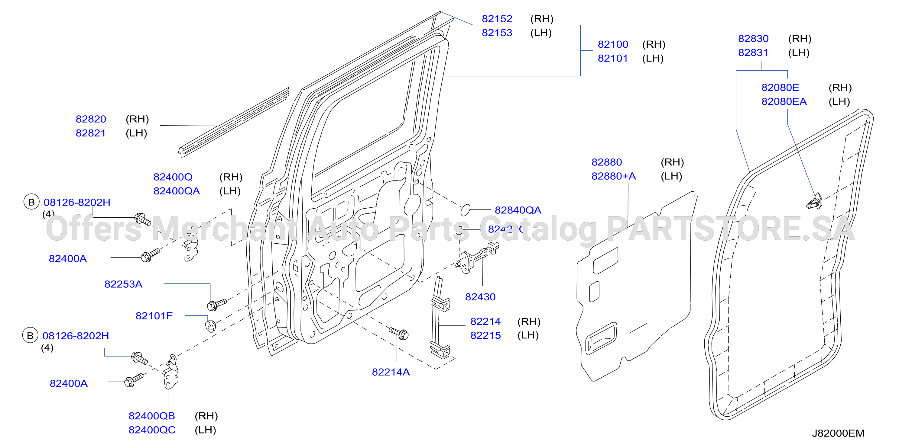 Rear Door Panel Fitting