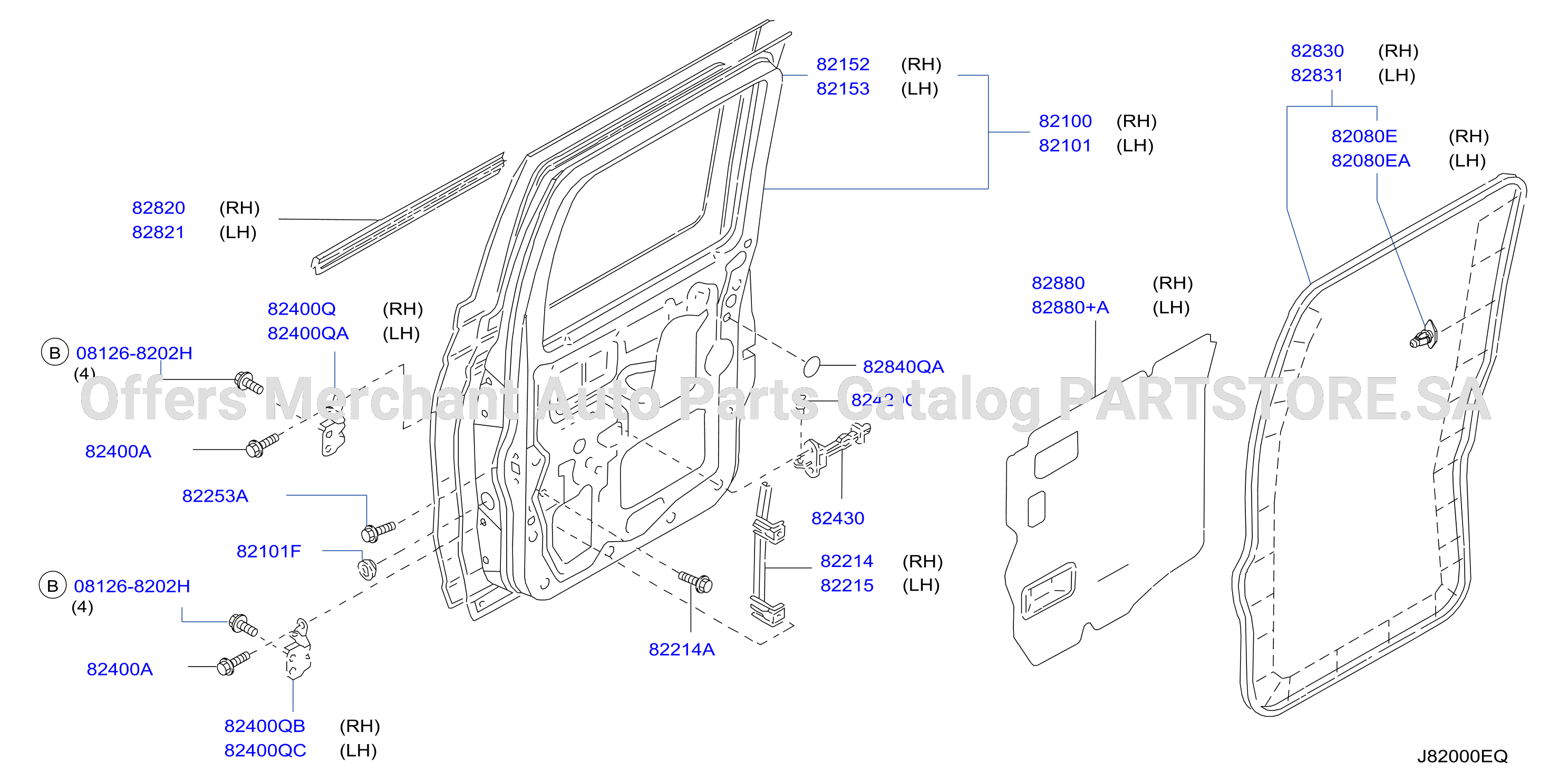 Rear Door Panel Fitting
