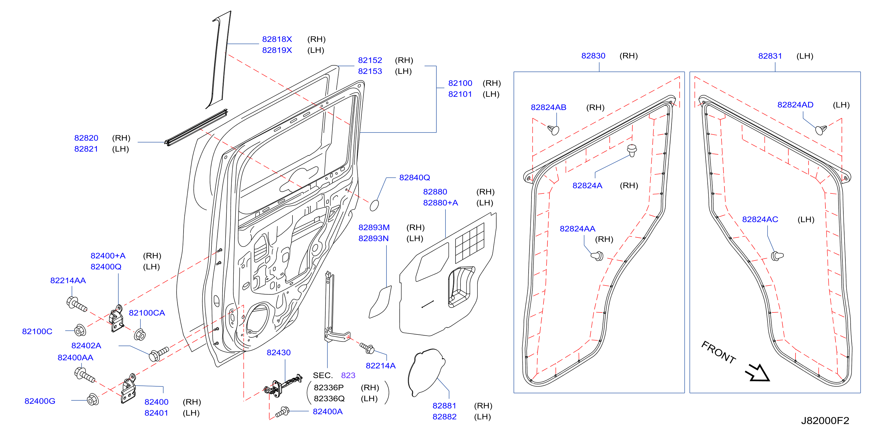 Rear Door Panel Fitting