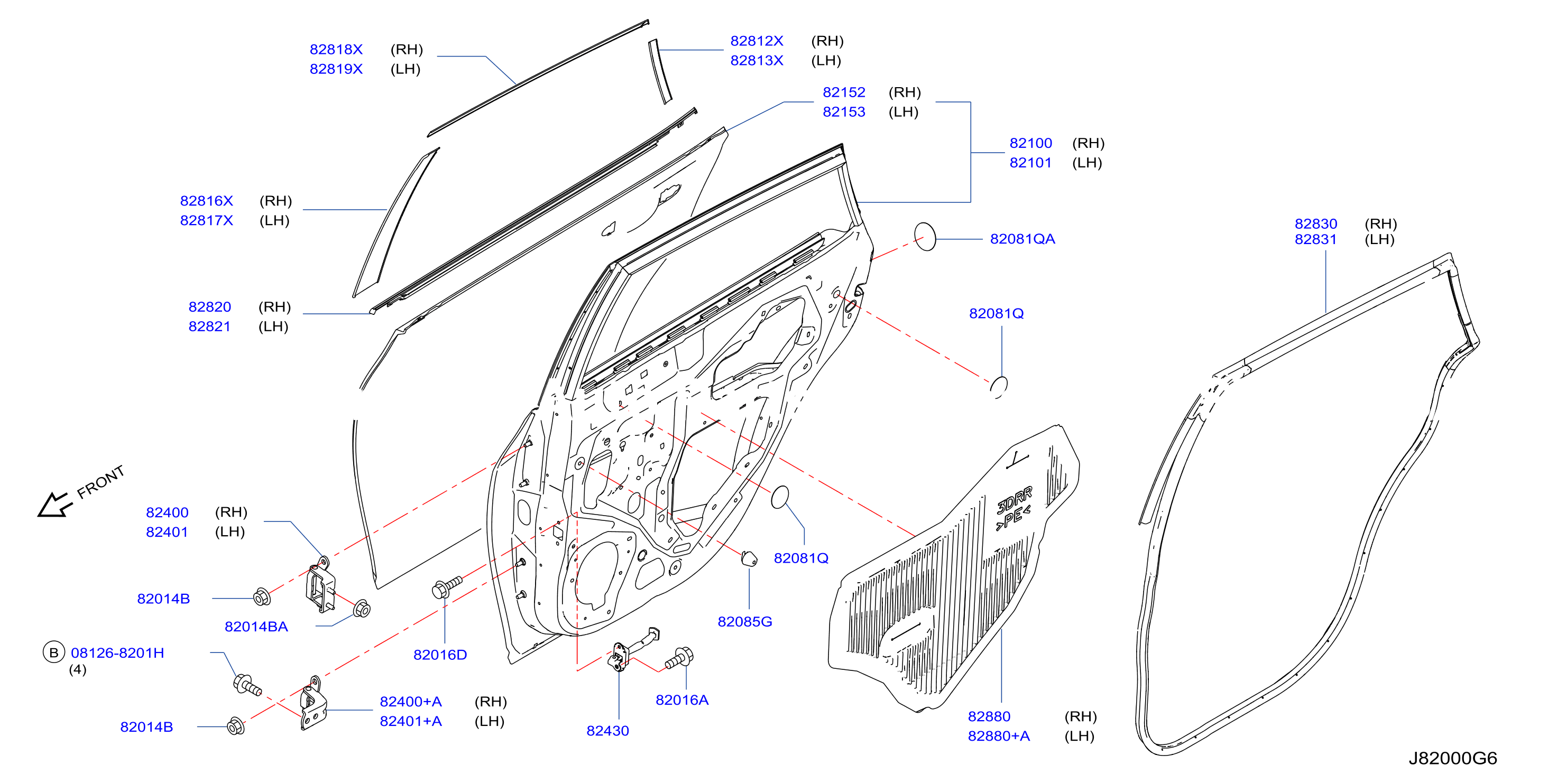 Rear Door Panel Fitting