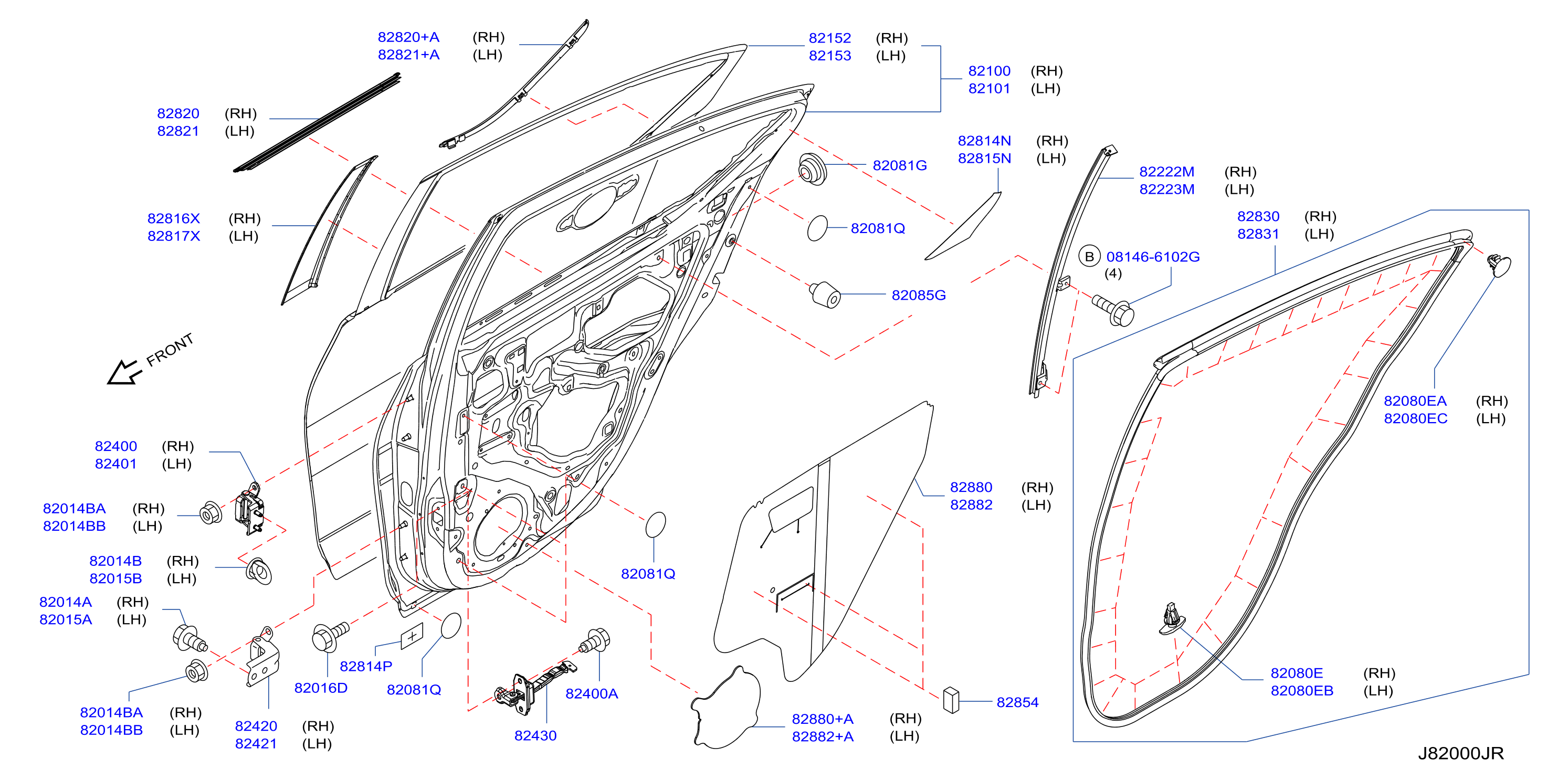 Rear Door Panel Fitting