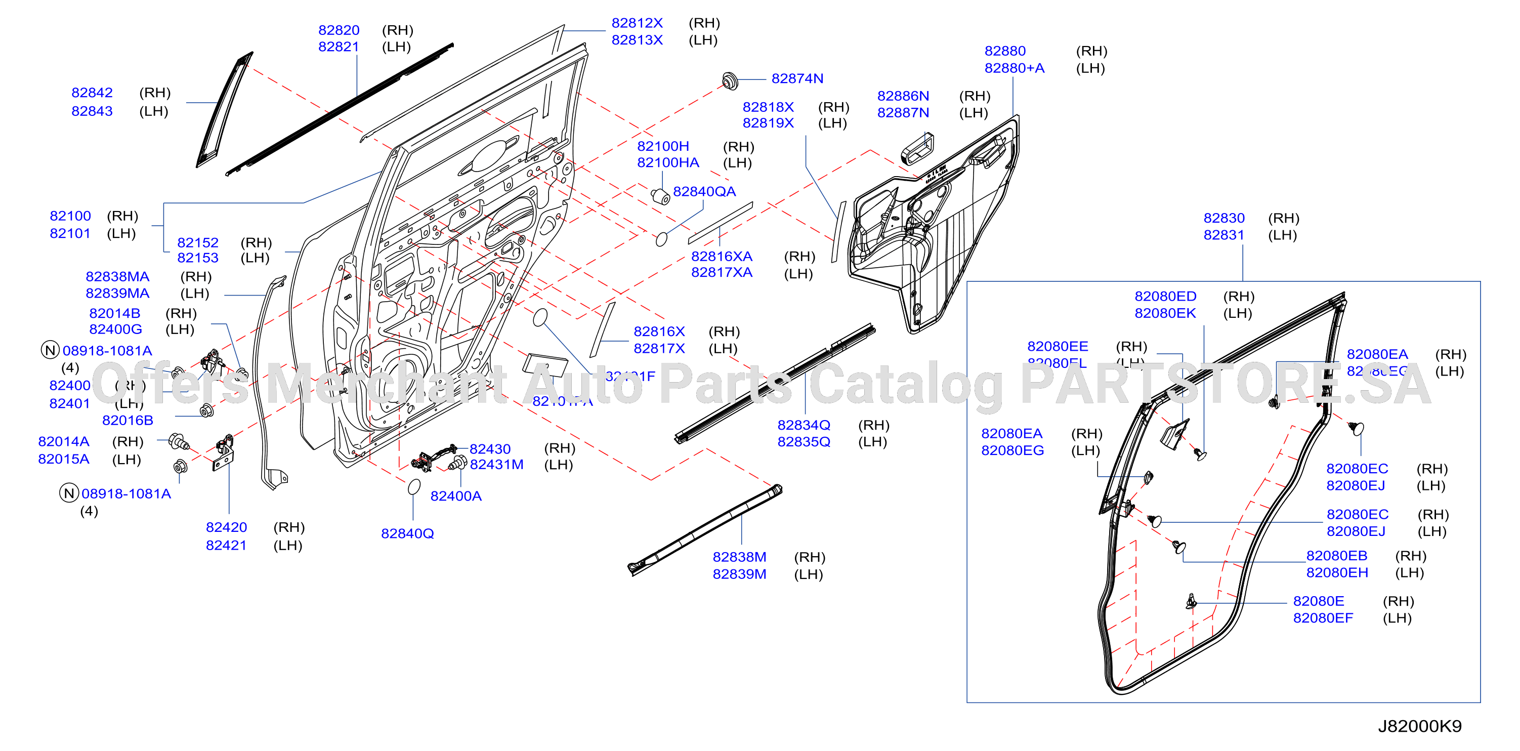 Rear Door Panel Fitting
