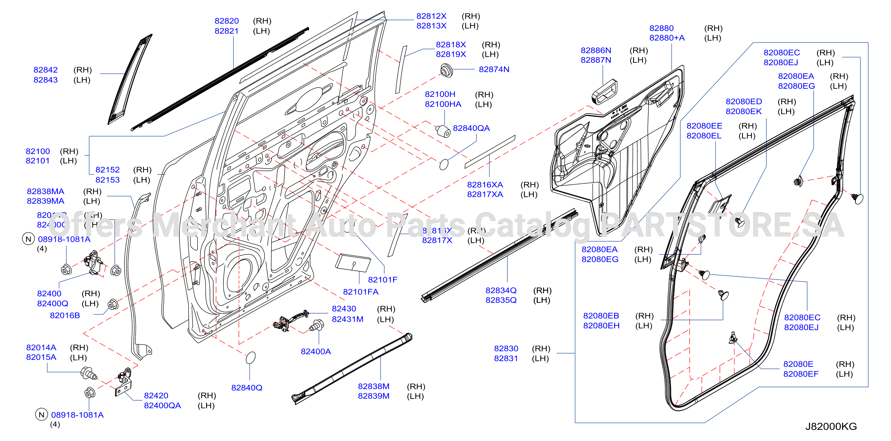 Rear Door Panel Fitting