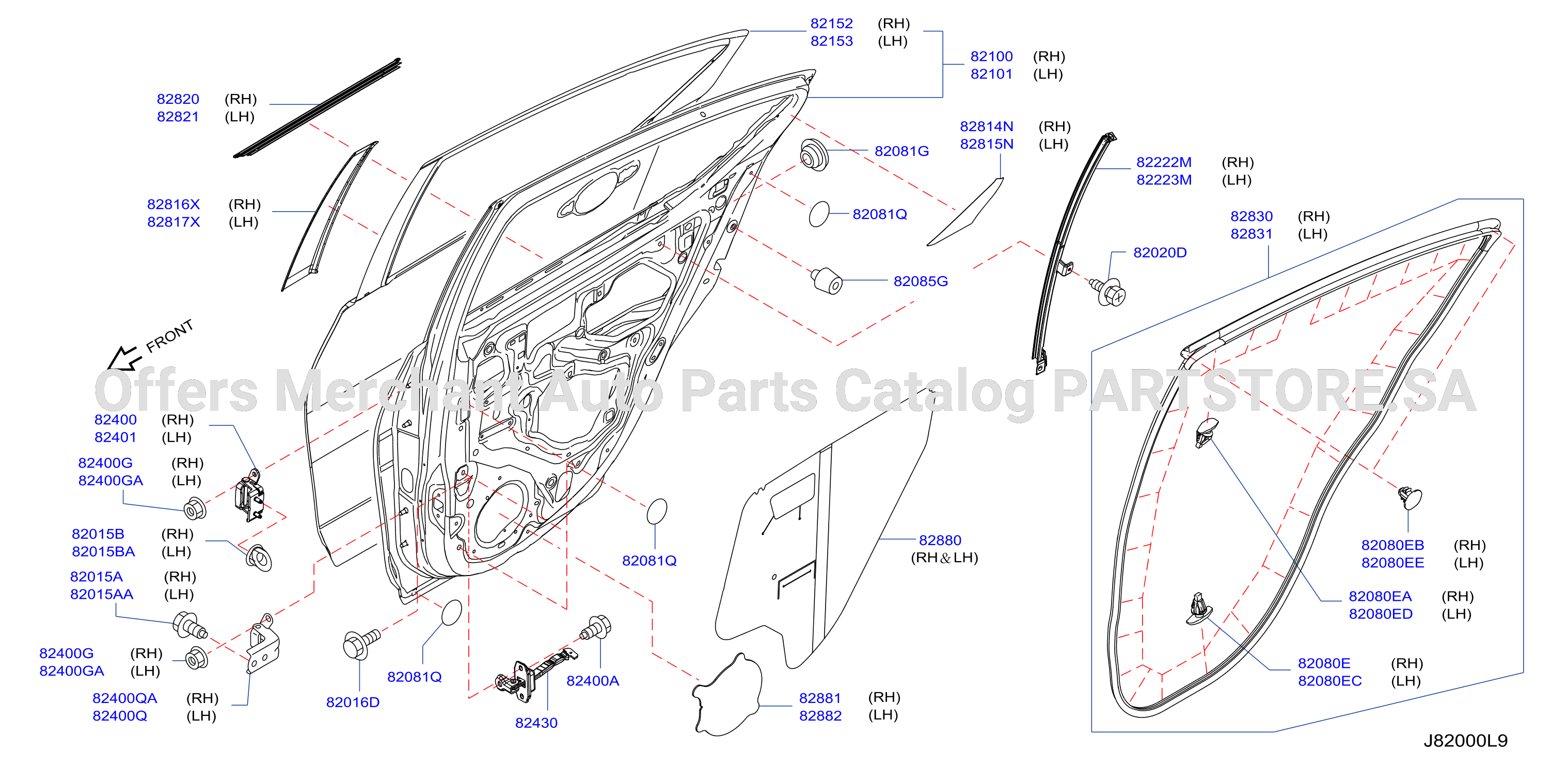 Rear Door Panel Fitting