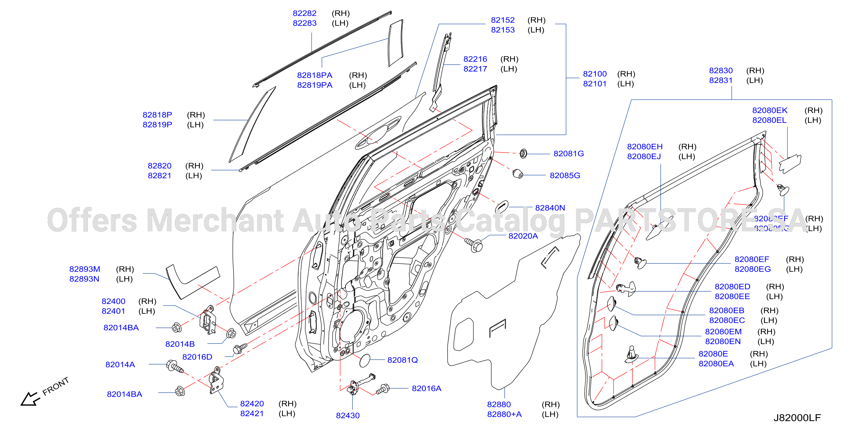Rear Door Panel Fitting