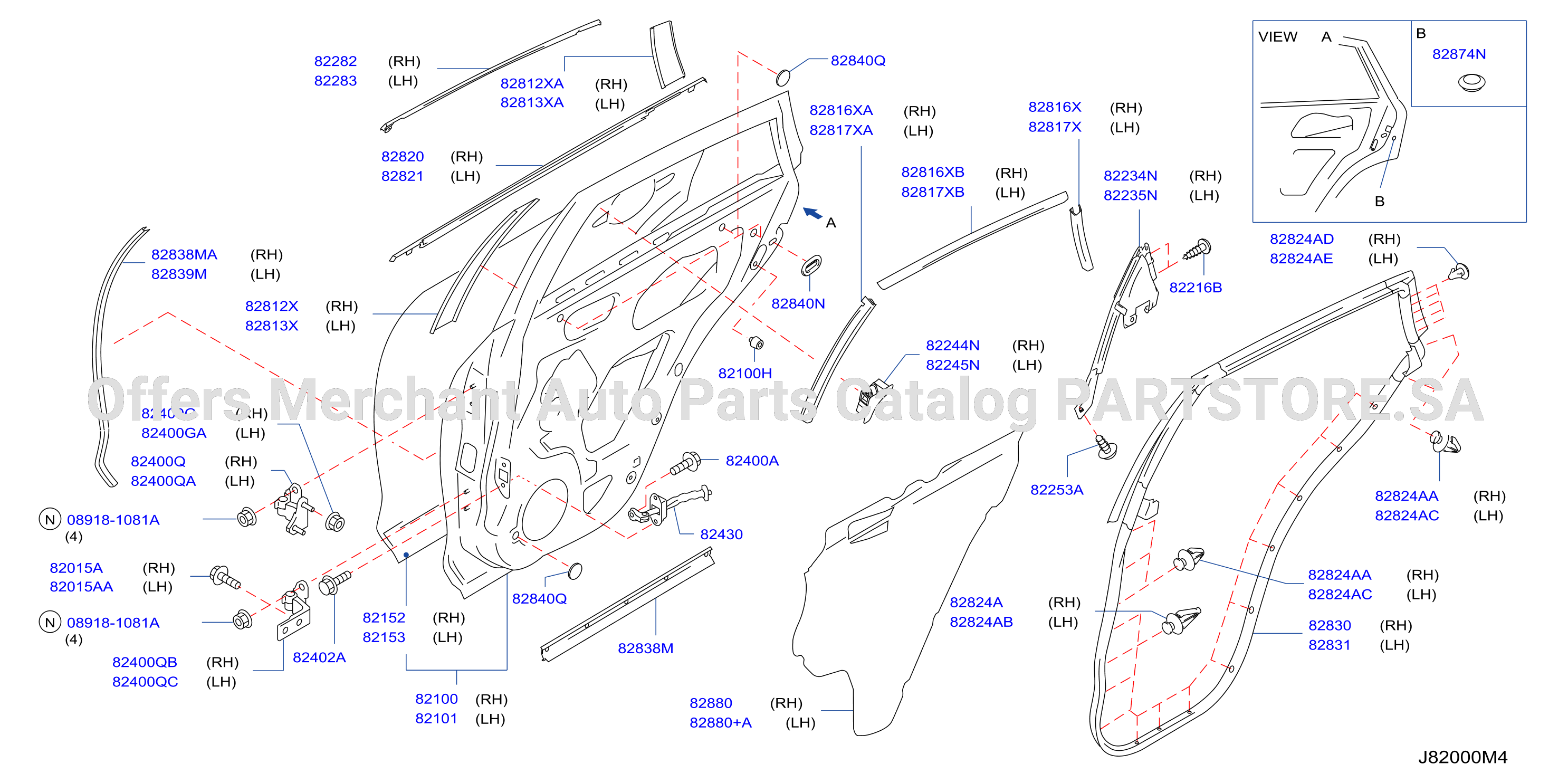 Rear Door Panel Fitting