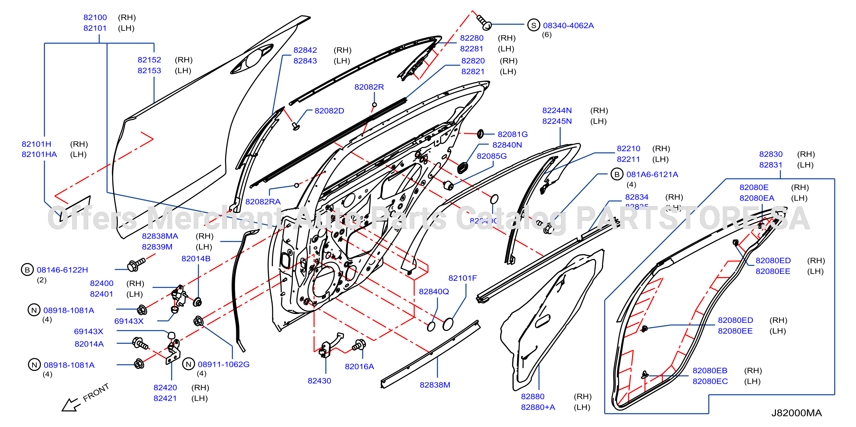 Rear Door Panel Fitting