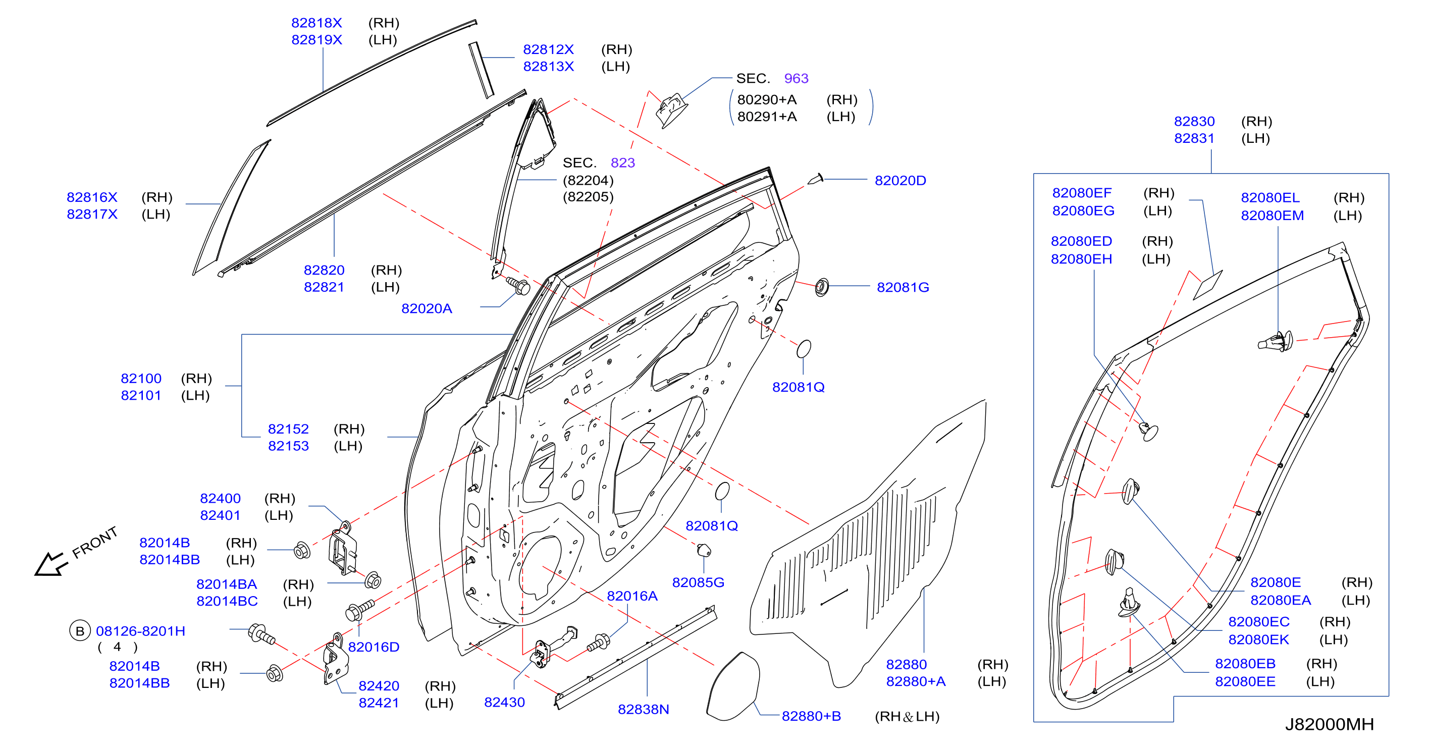 Rear Door Panel Fitting