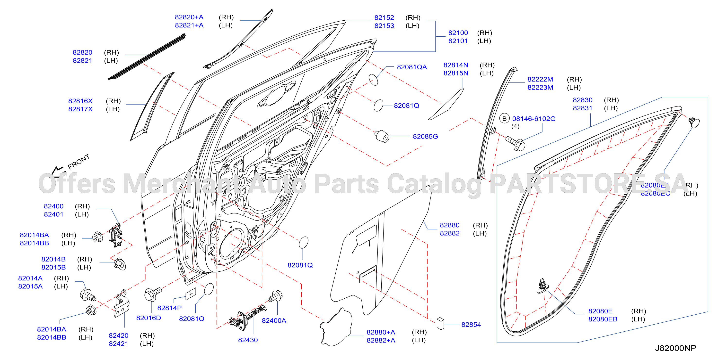 Rear Door Panel Fitting