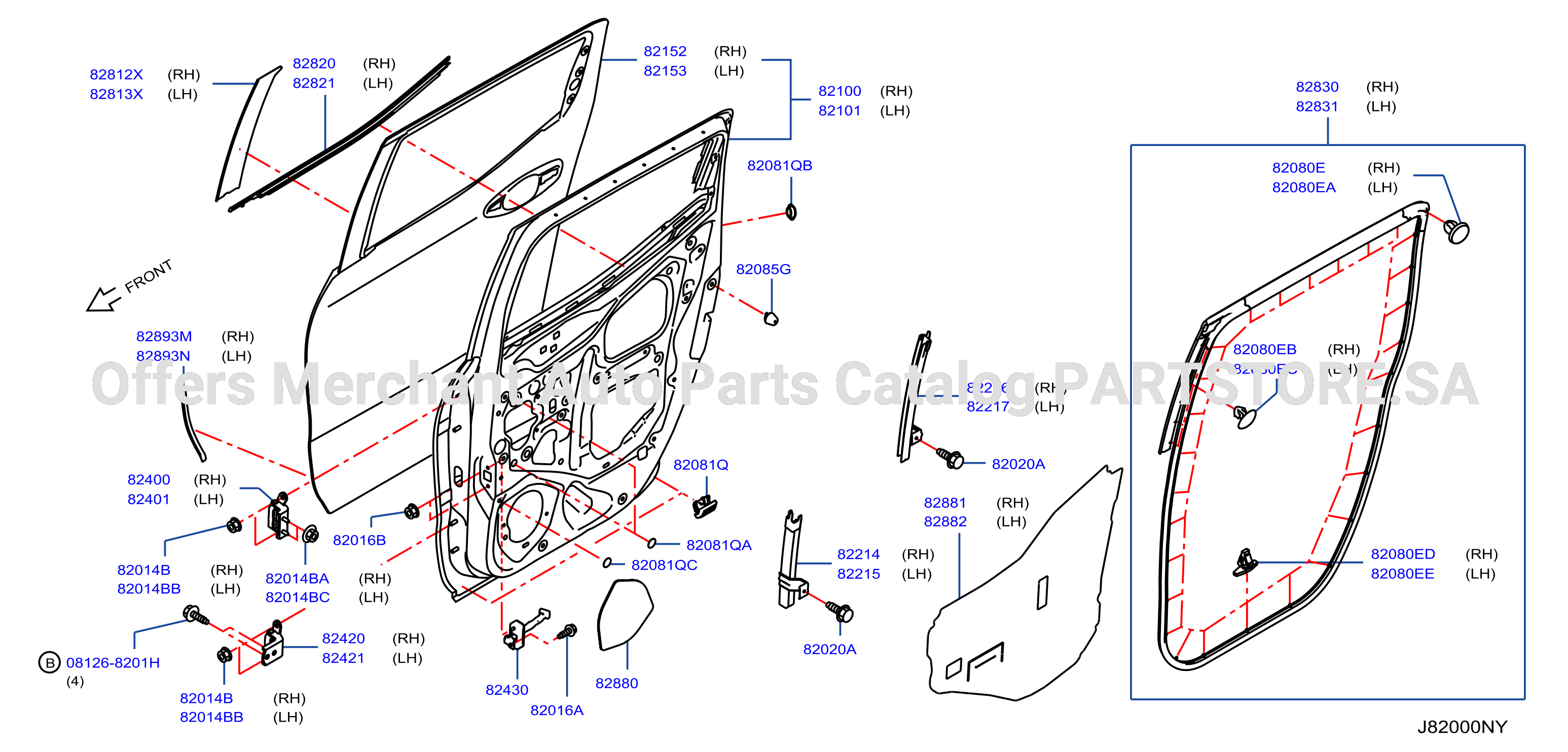 Rear Door Panel Fitting