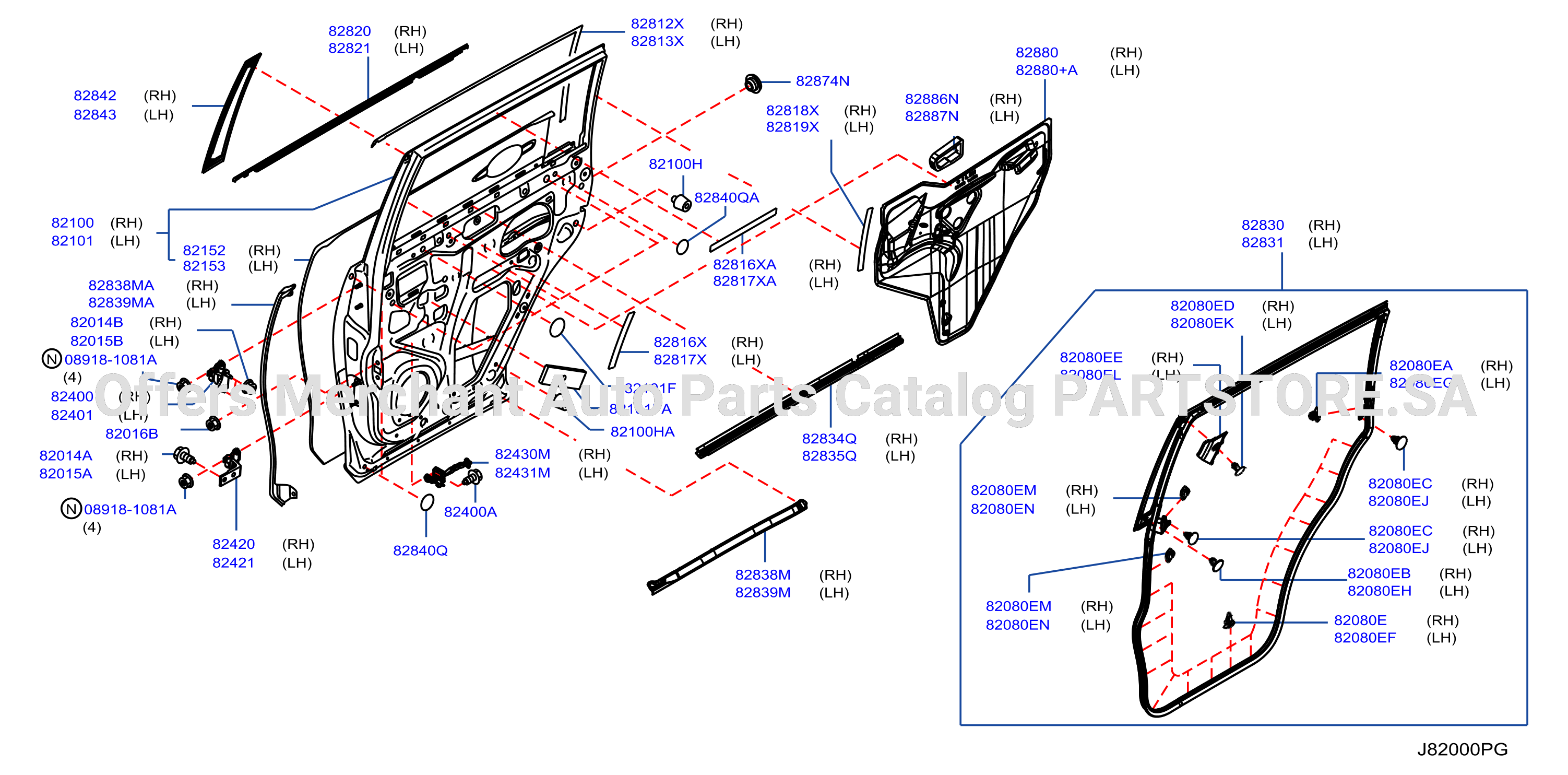 Rear Door Panel Fitting