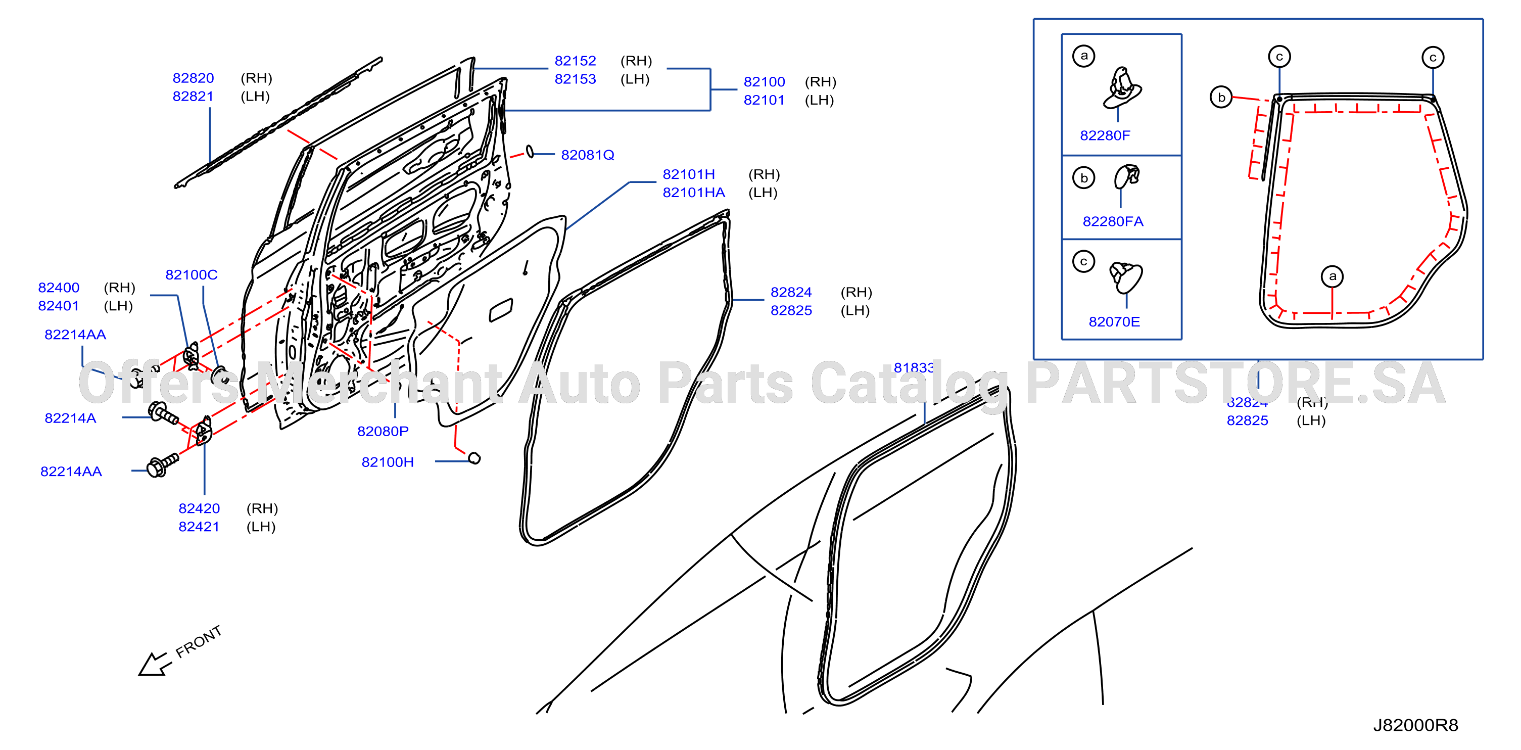 Rear Door Panel Fitting