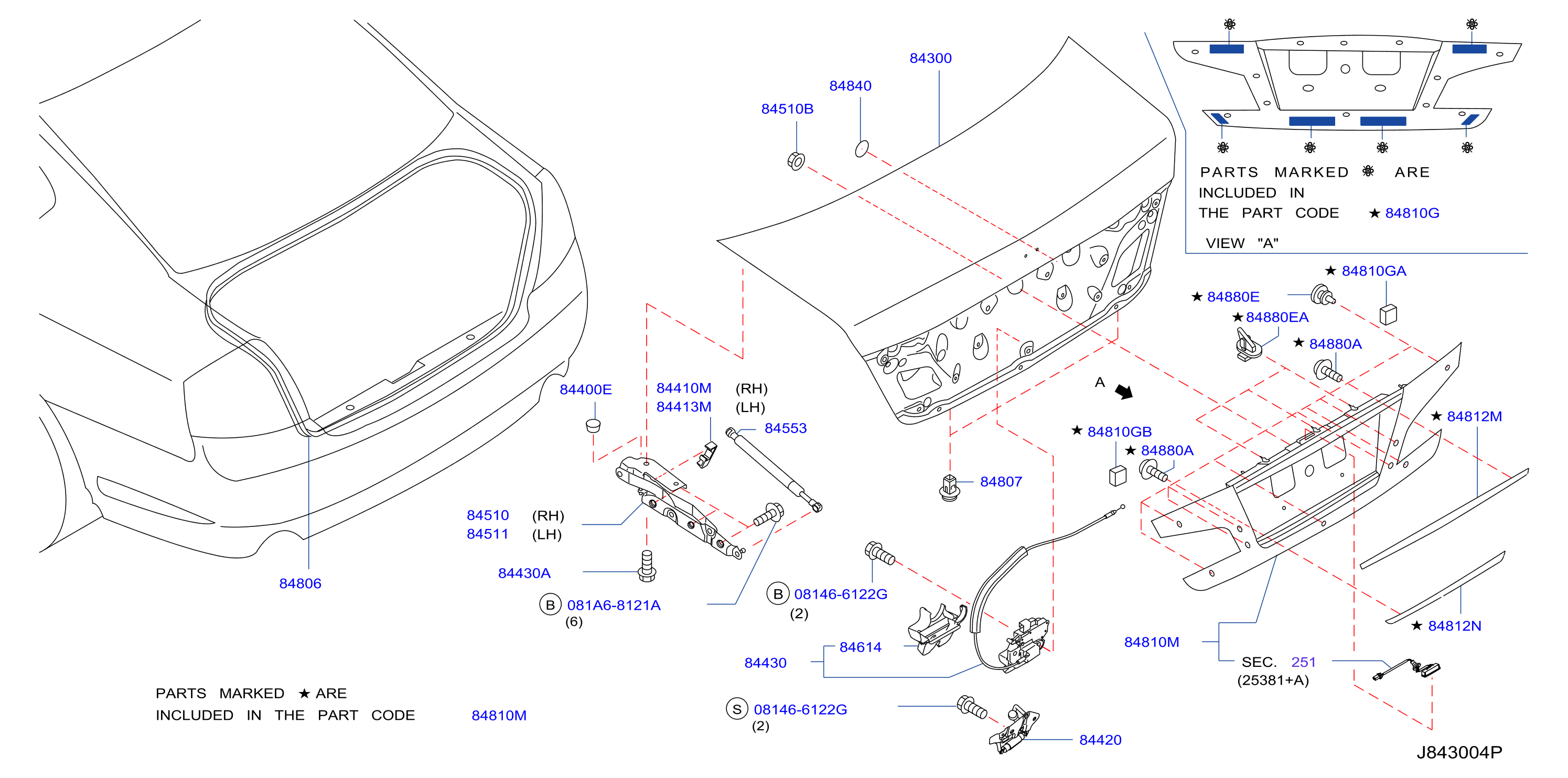 Trunk Lid Fitting Kor