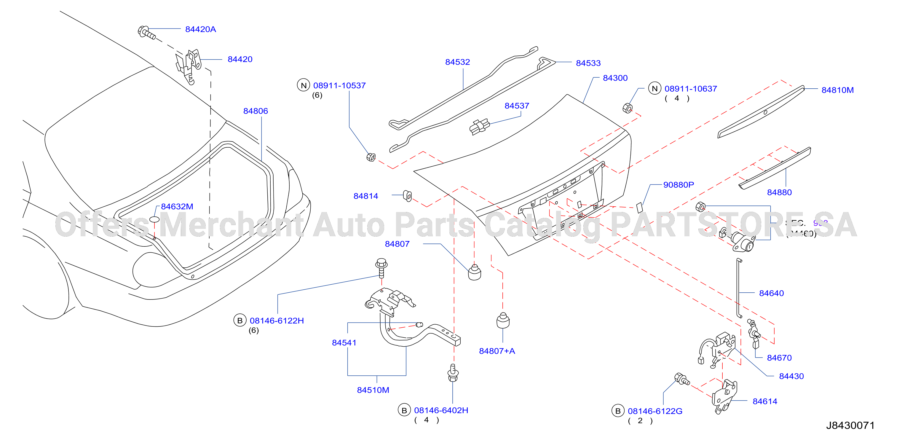 Trunk Lid Fitting