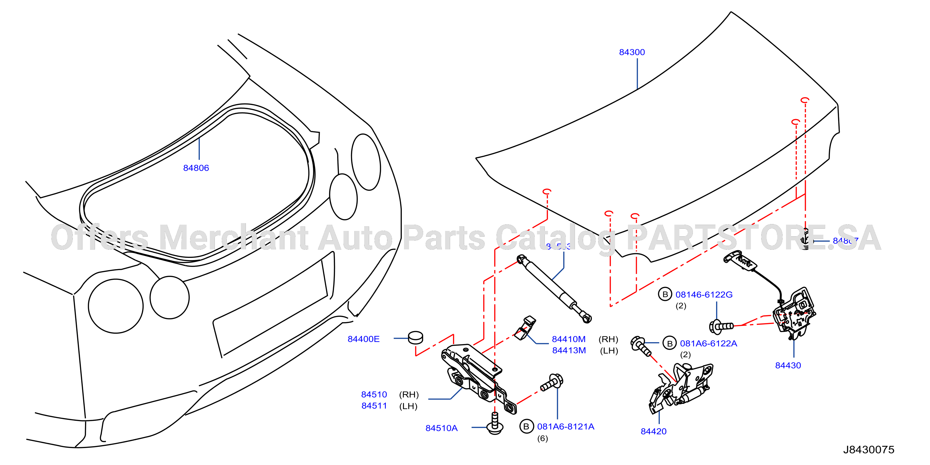 Trunk Lid Fitting Std