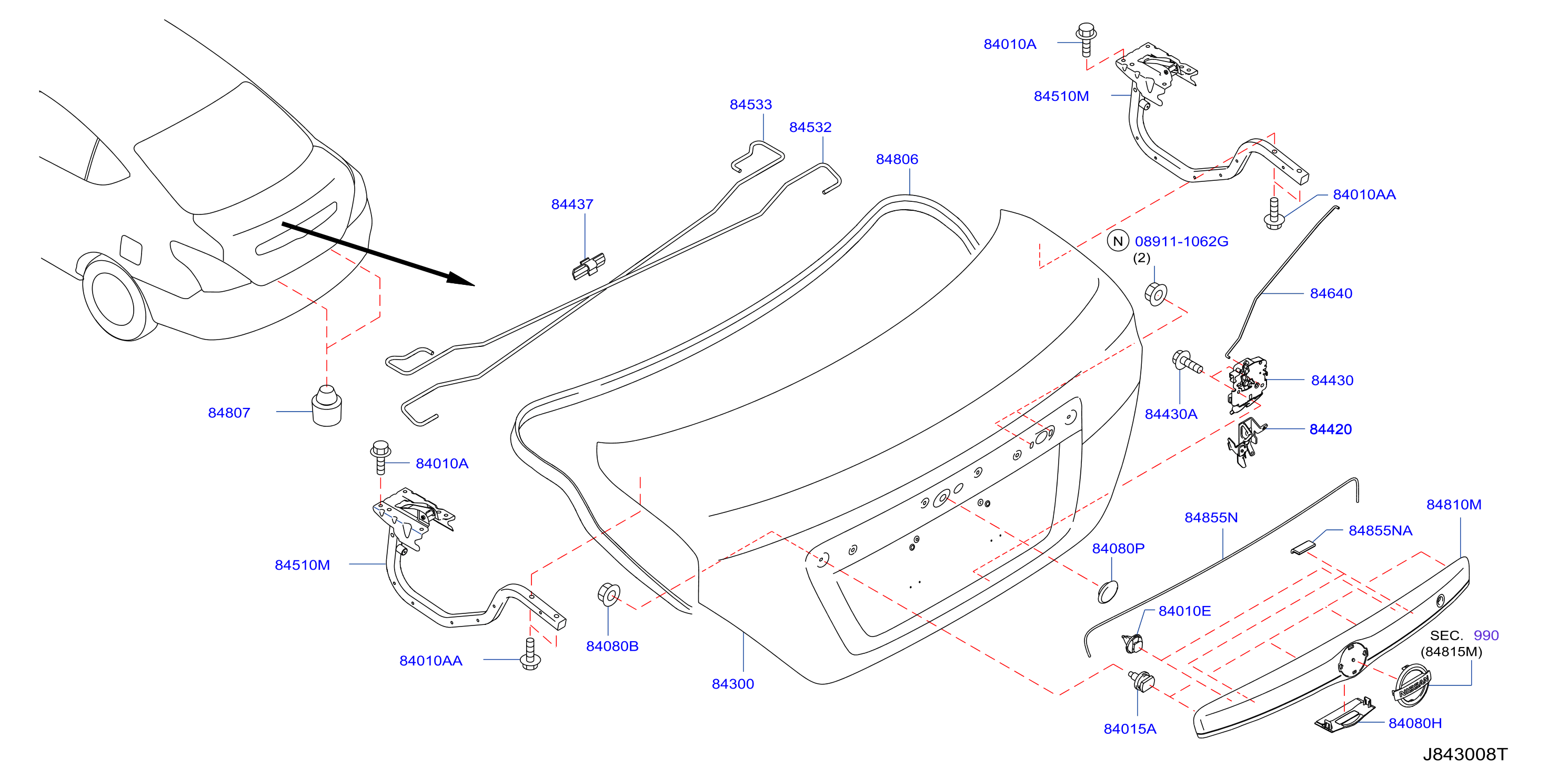 Trunk Lid Fitting