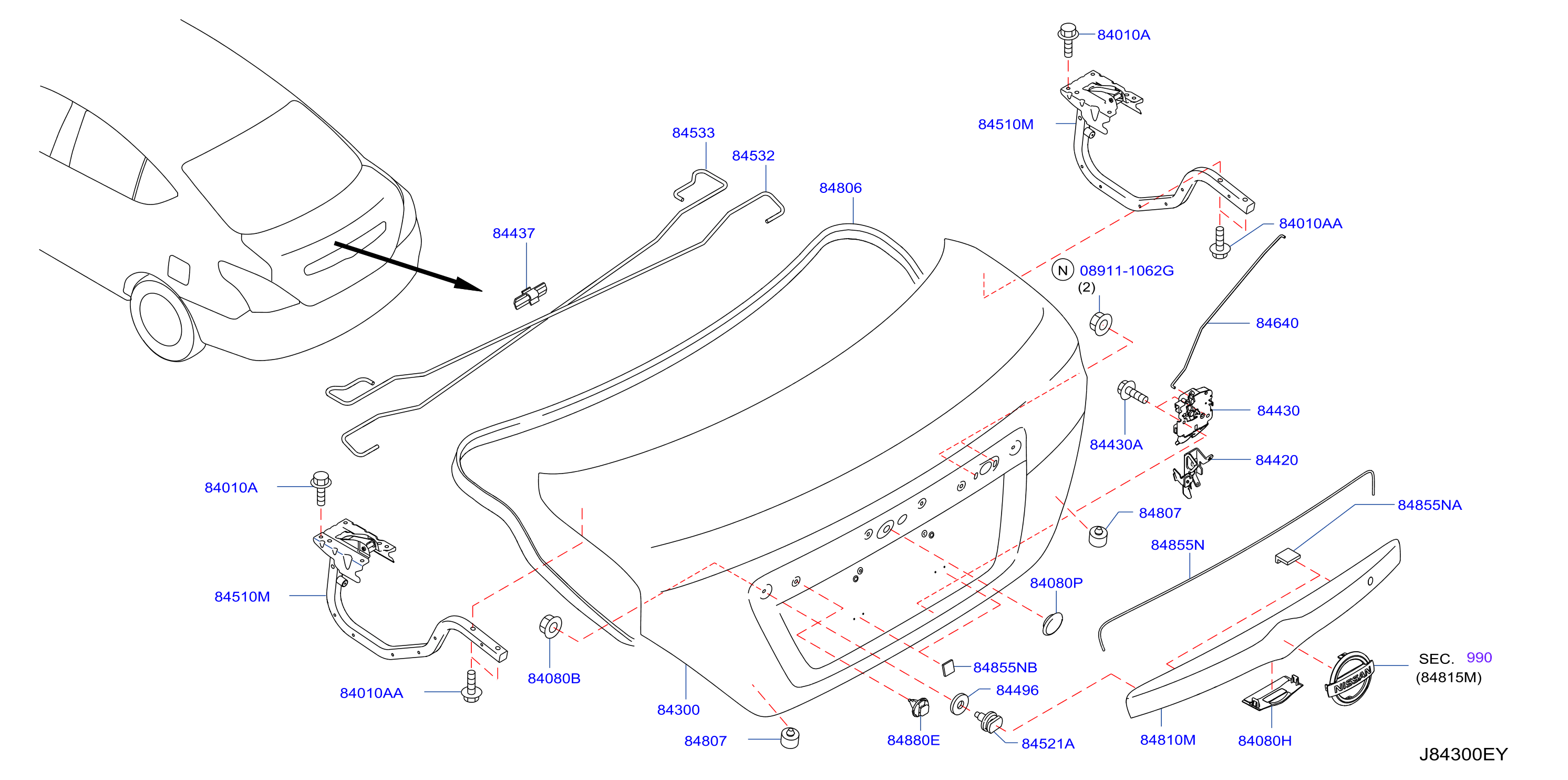 Trunk Lid Fitting