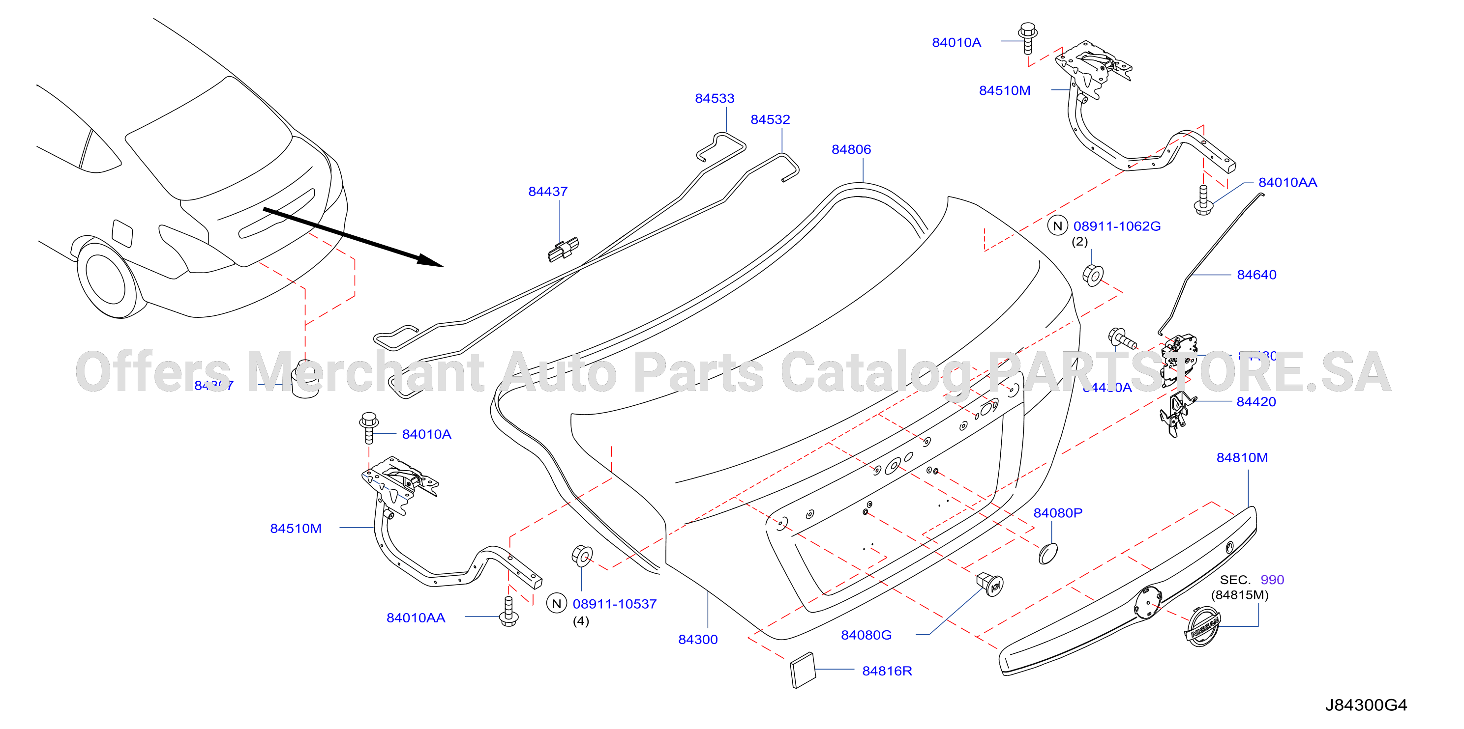 Trunk Lid Fitting