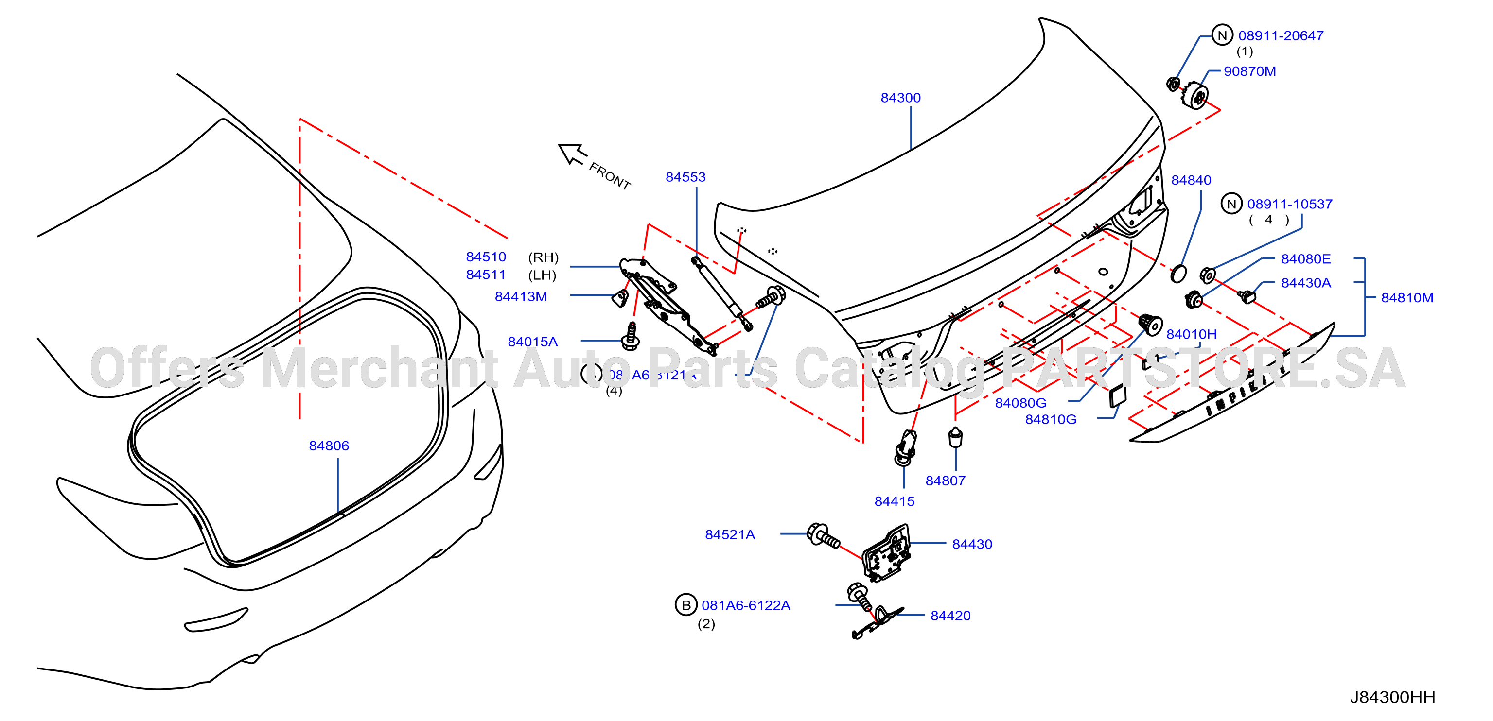 Trunk Lid Fitting Hev Eng