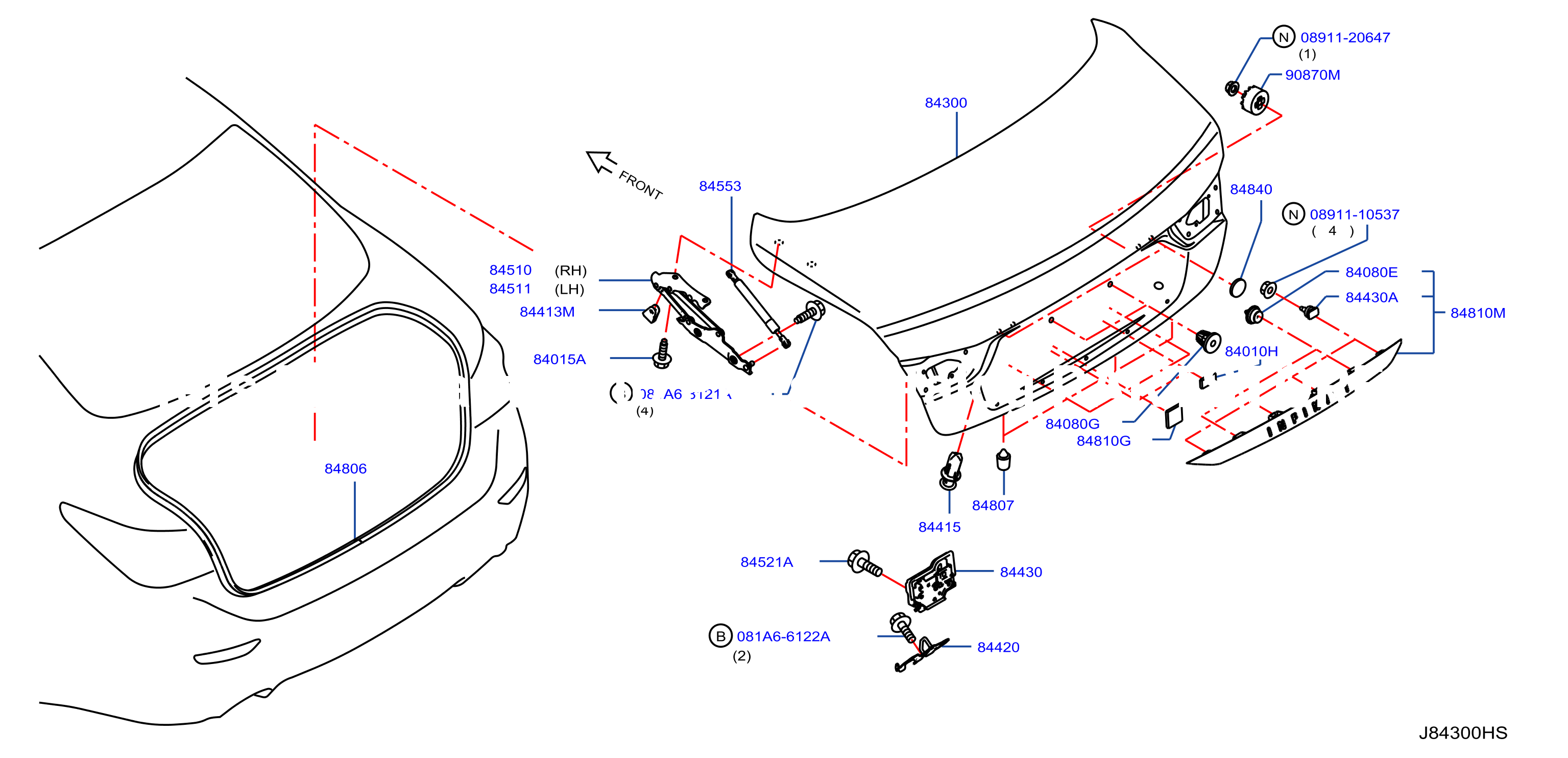 Trunk Lid Fitting Hev Eng