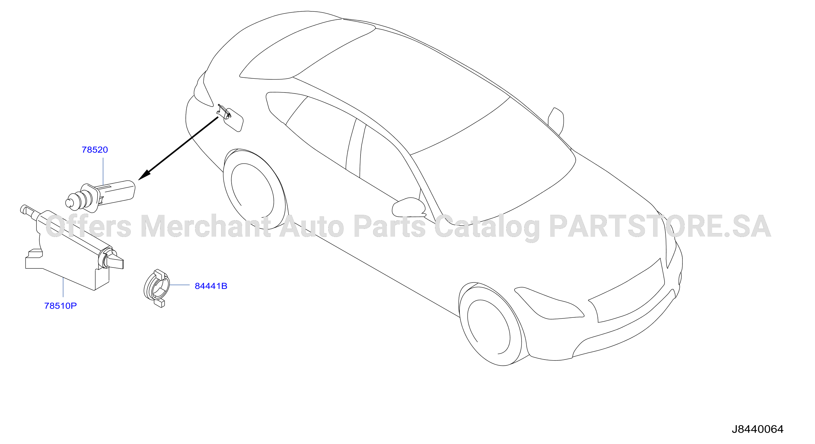 Trunk Opener Sedan Lsedan