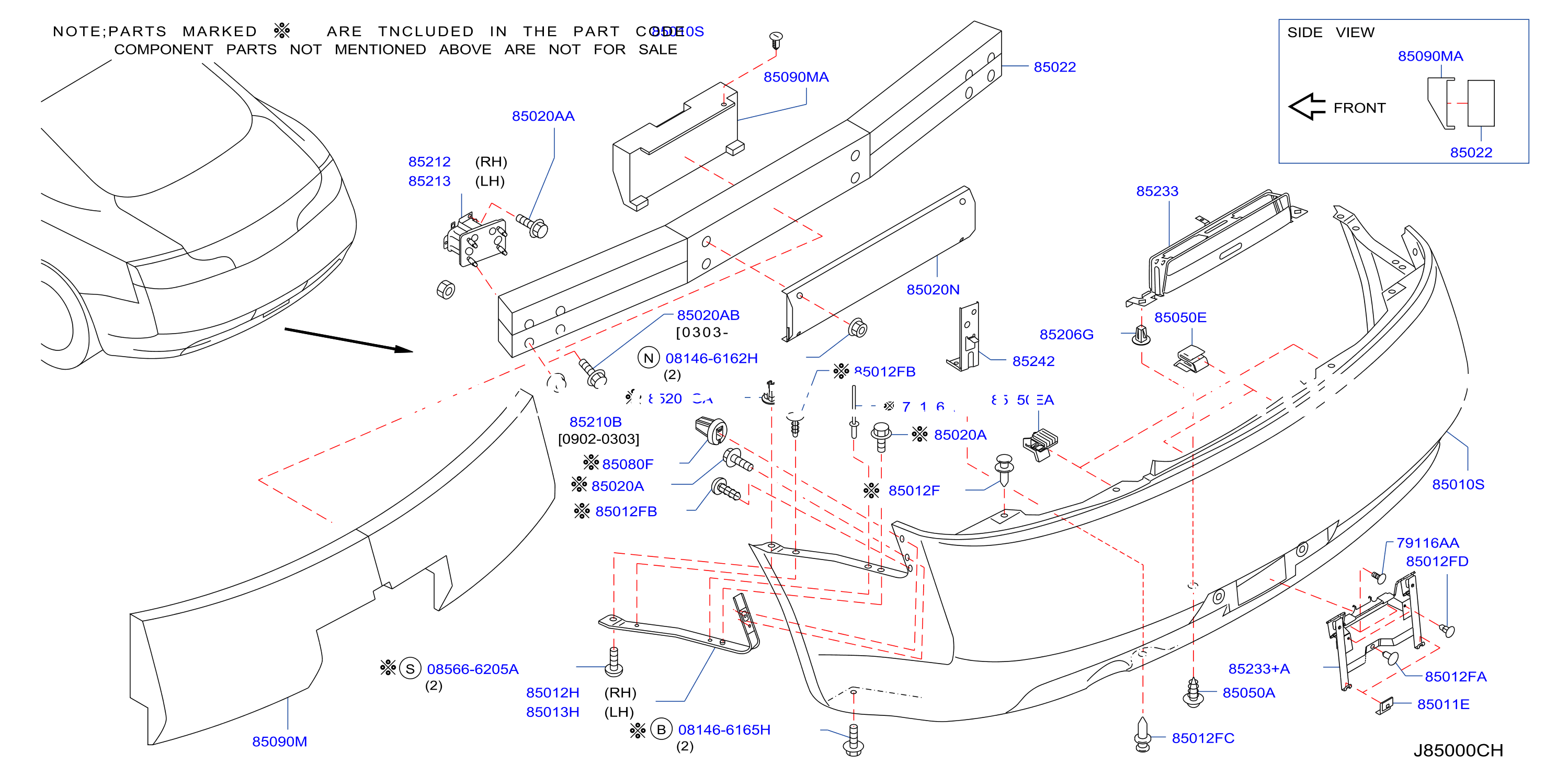 Rear Bumper For Korea