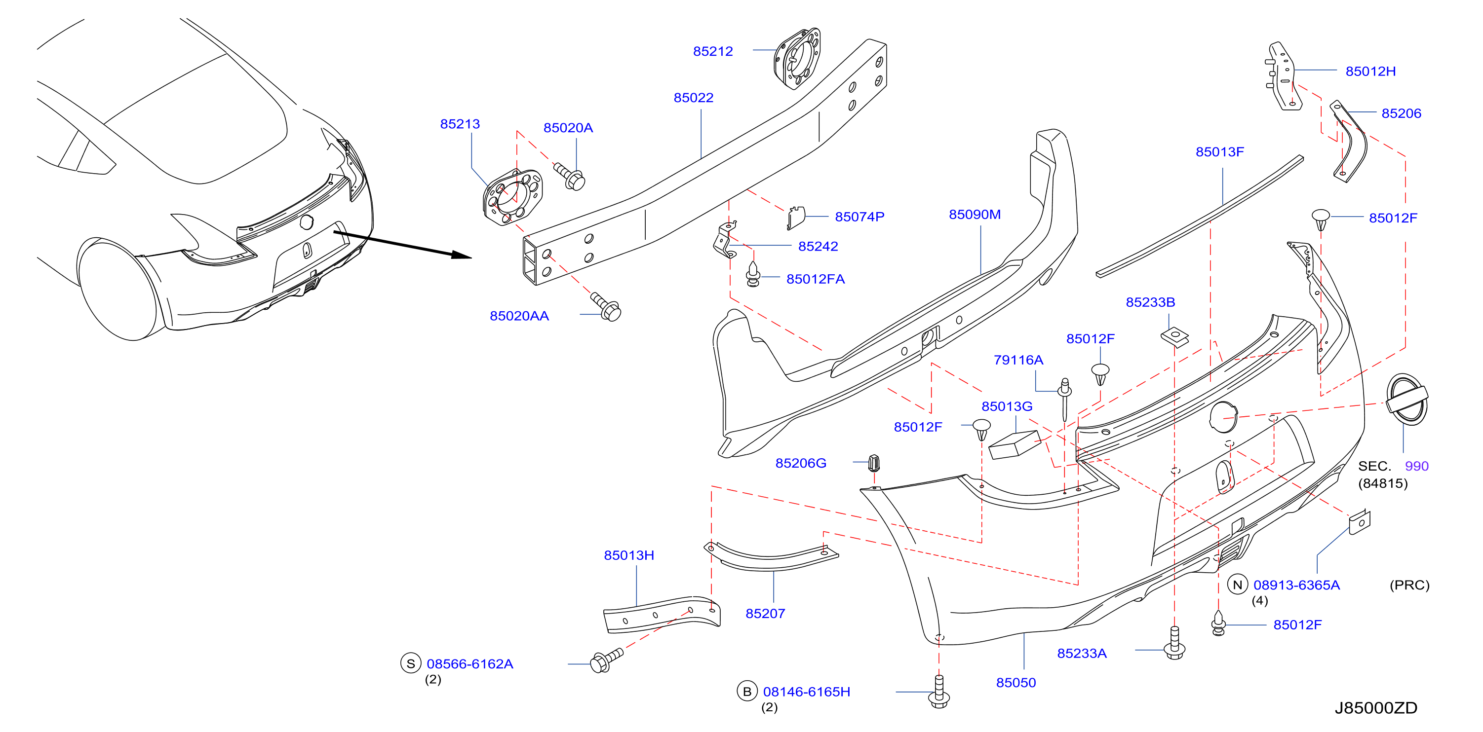 Rear Bumper Std