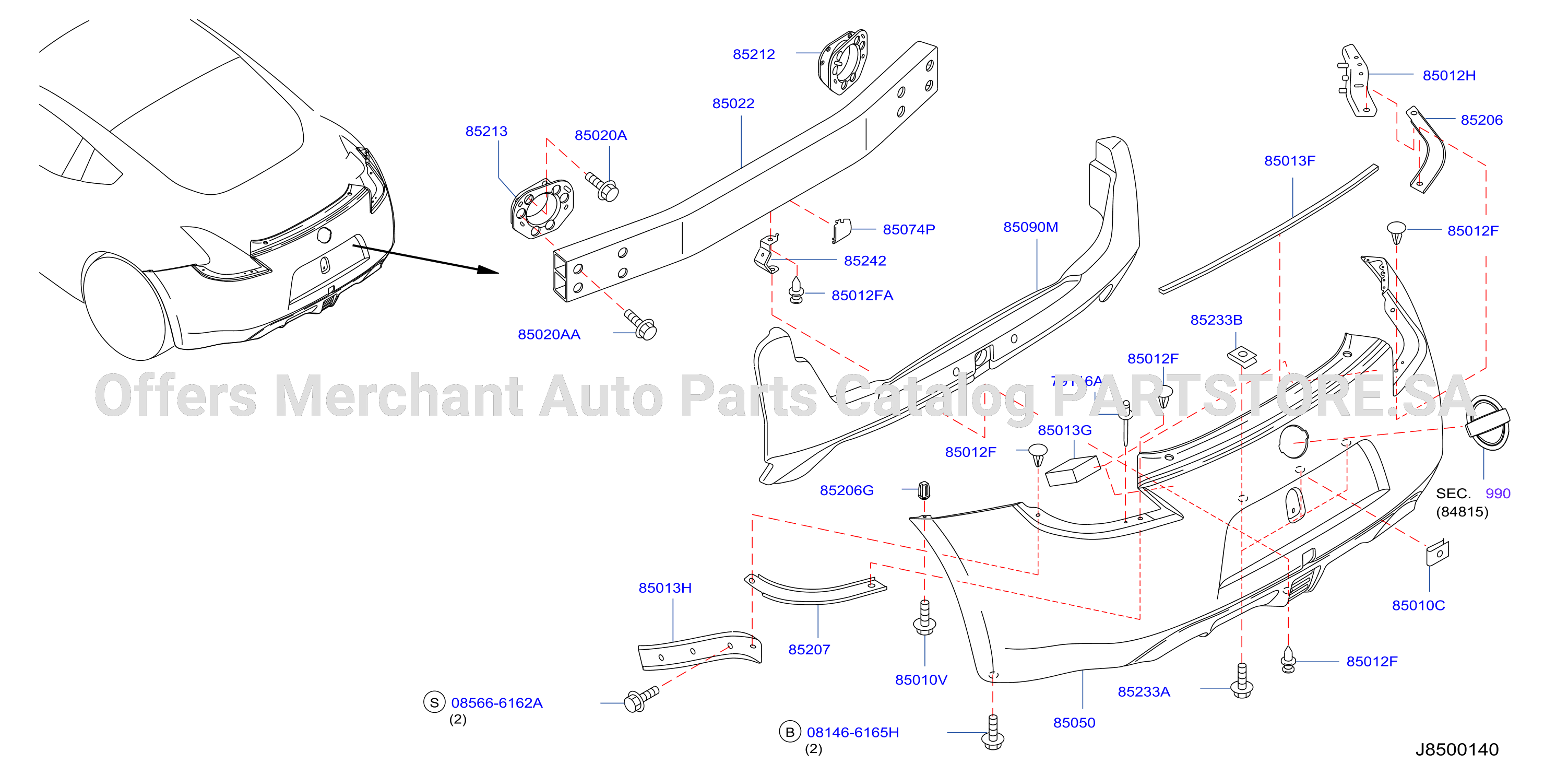Rear Bumper Std
