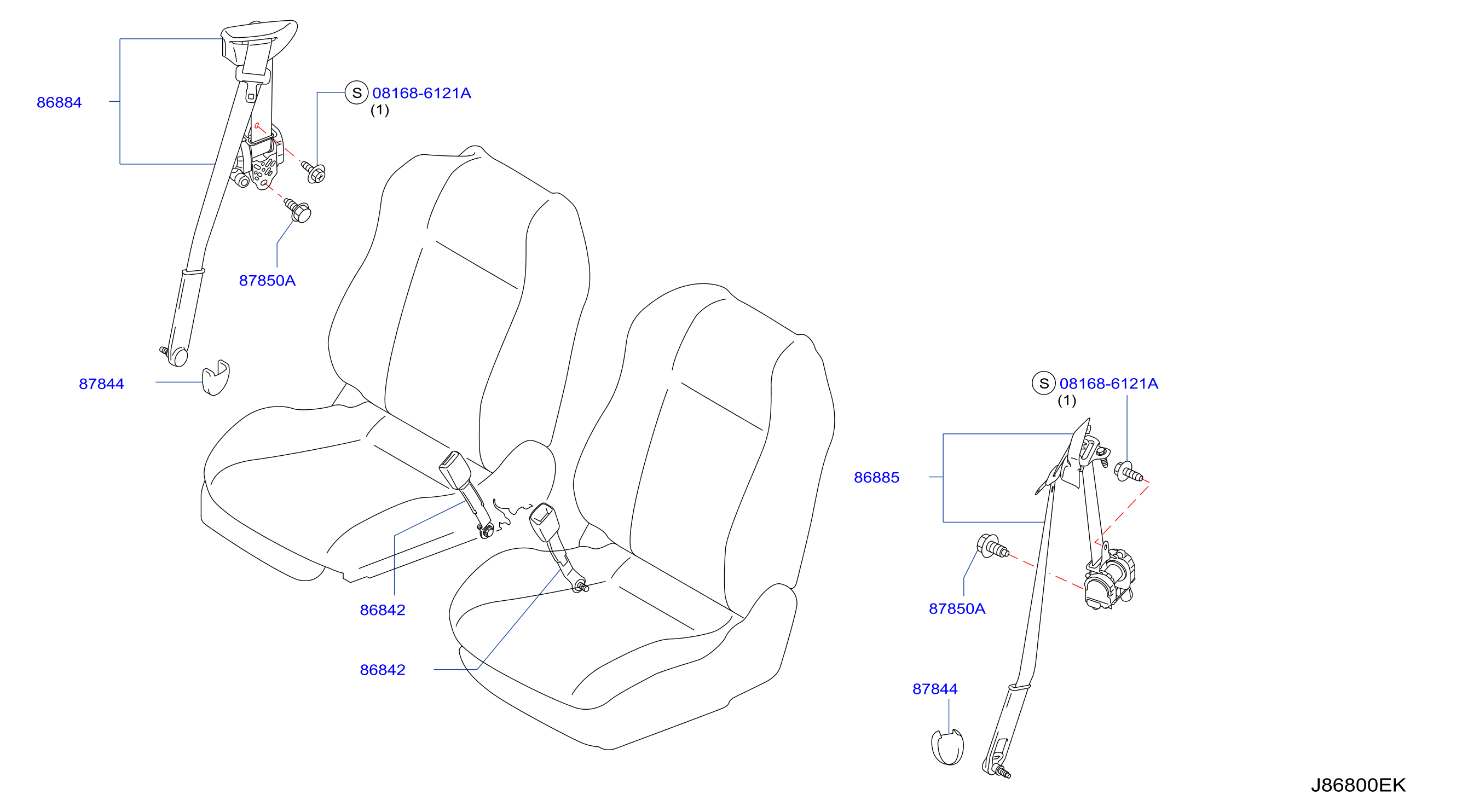 Front Seat Belt