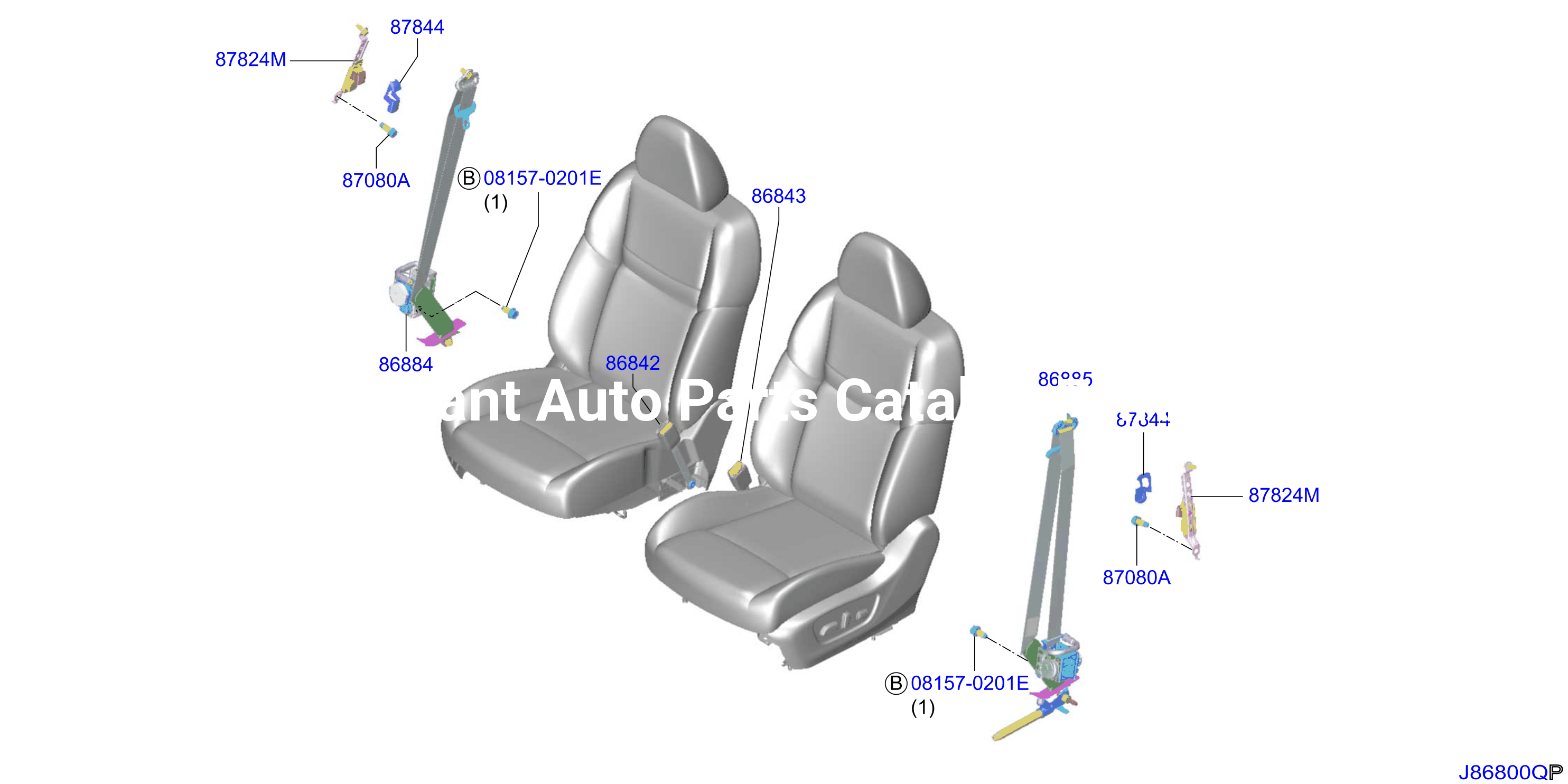 Front Seat Belt