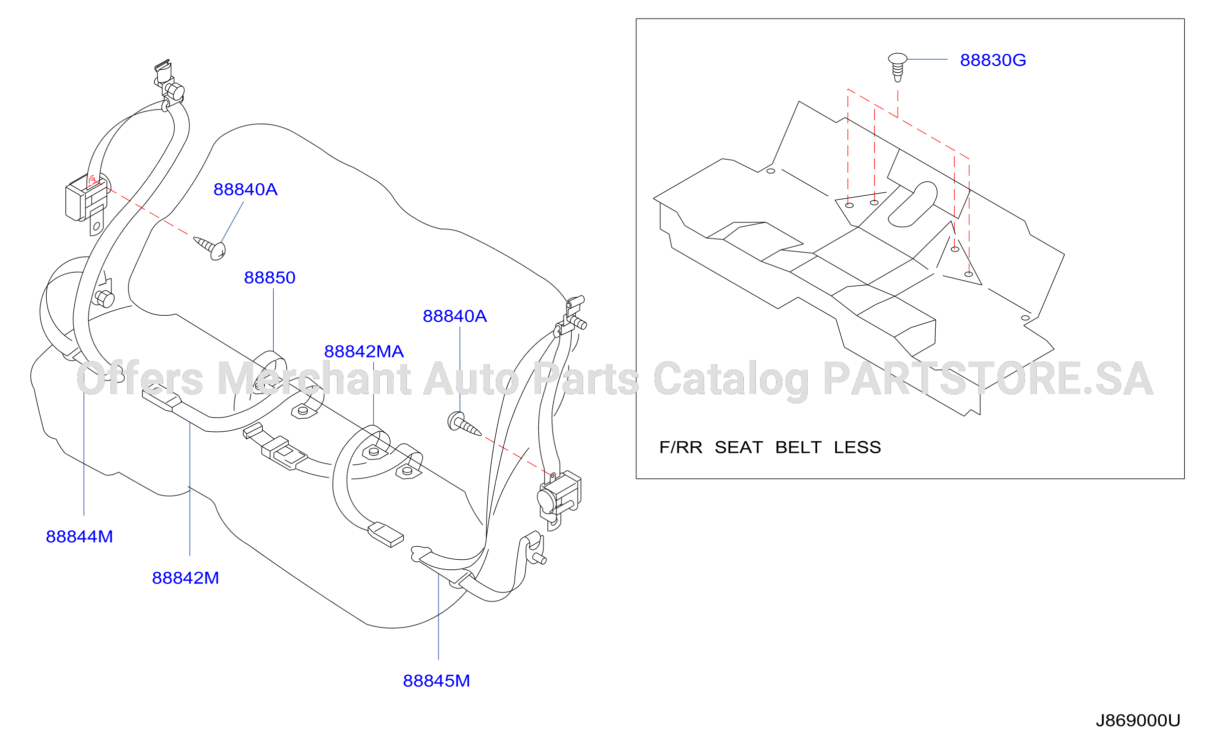 Rear Seat Belt