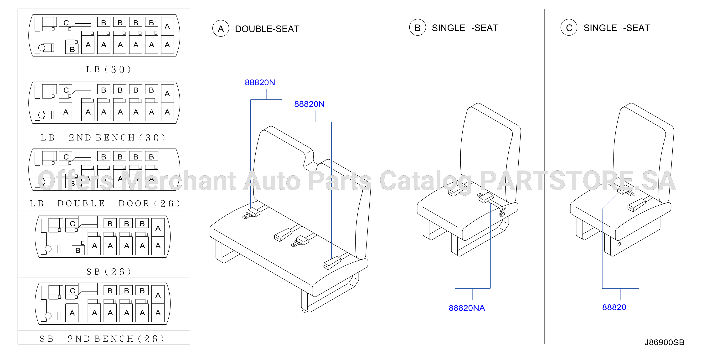 Rear Seat Belt Lhd