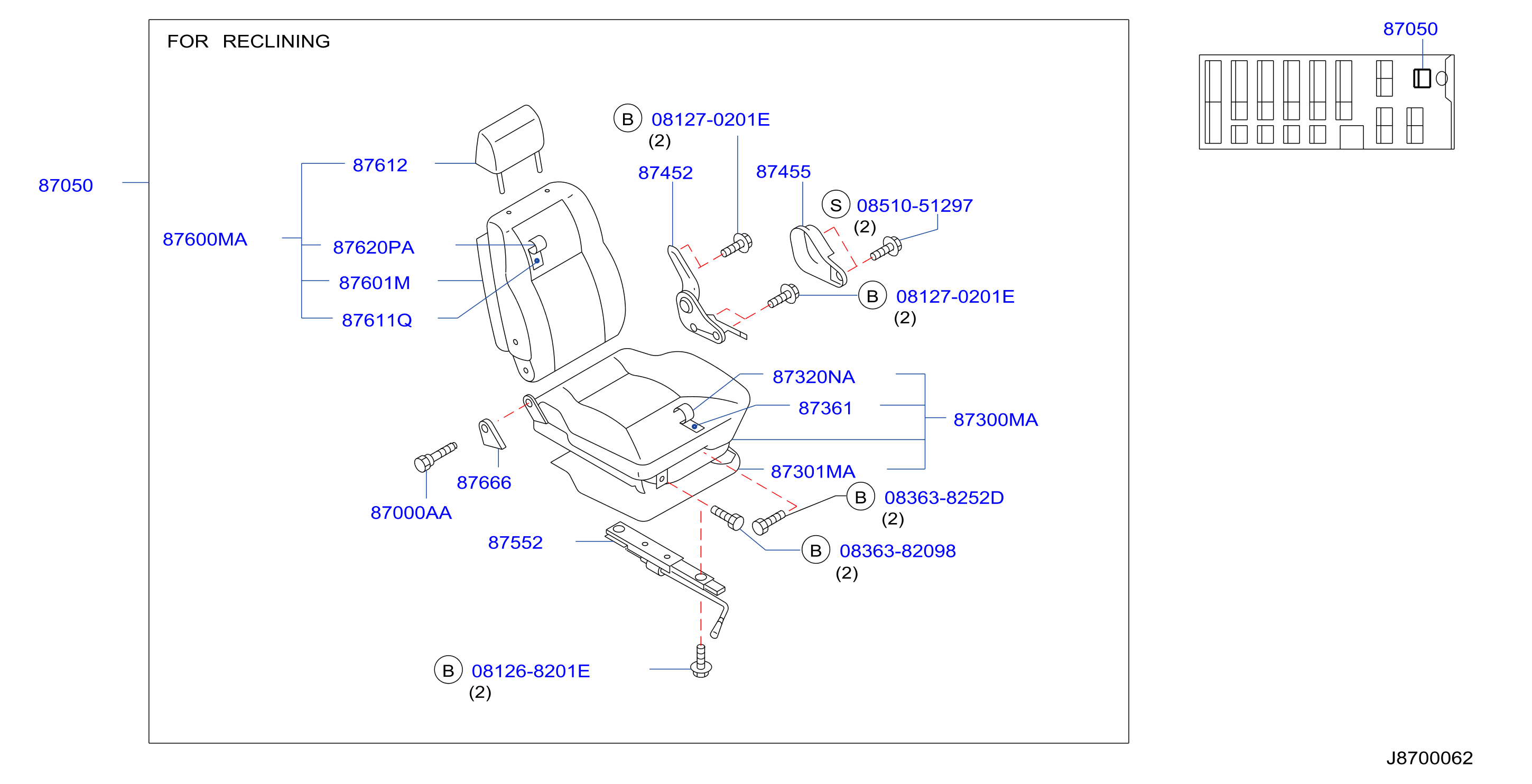Front Seat Dr Seat A