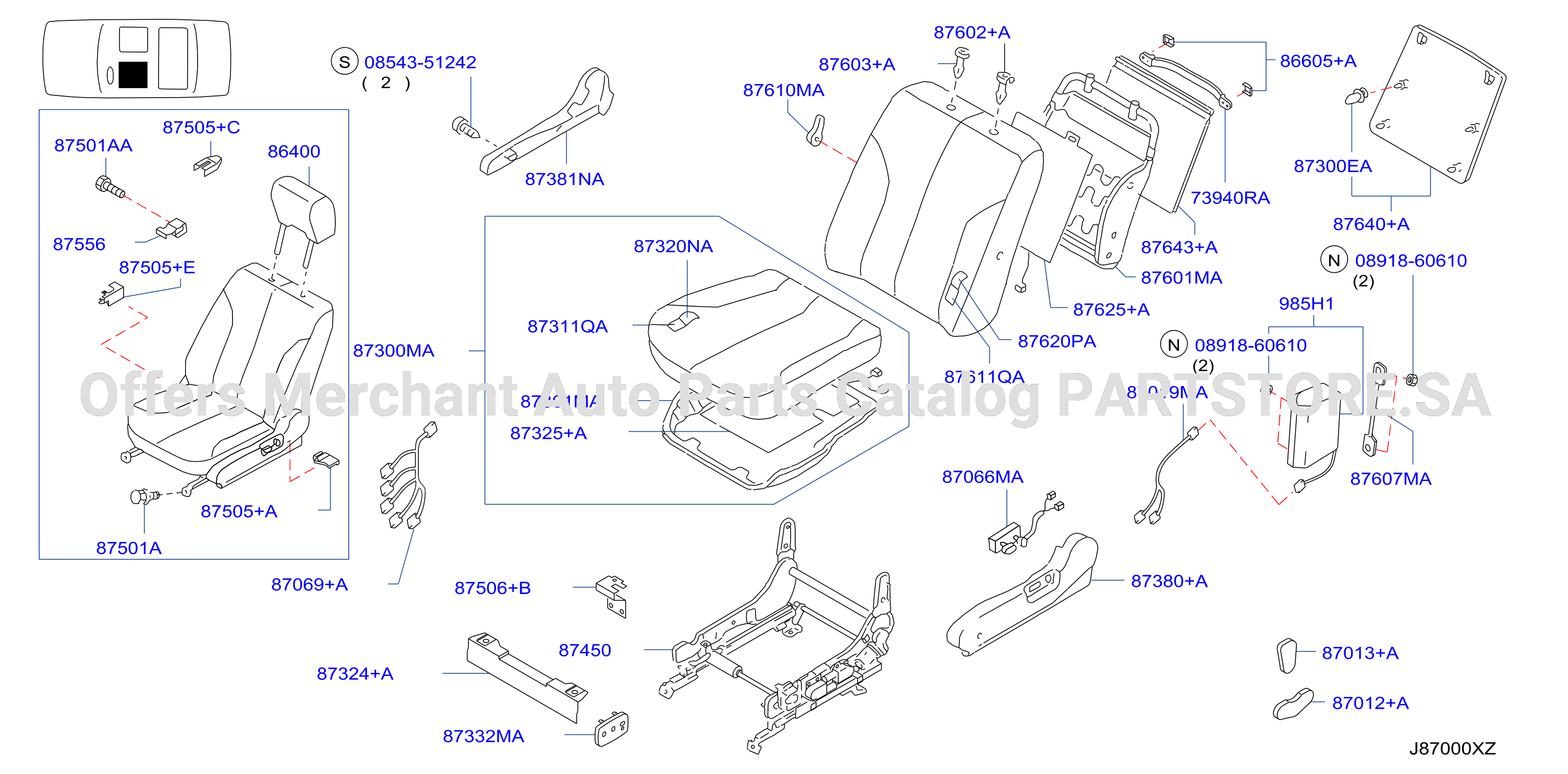 Front Seat Lh Power Seat