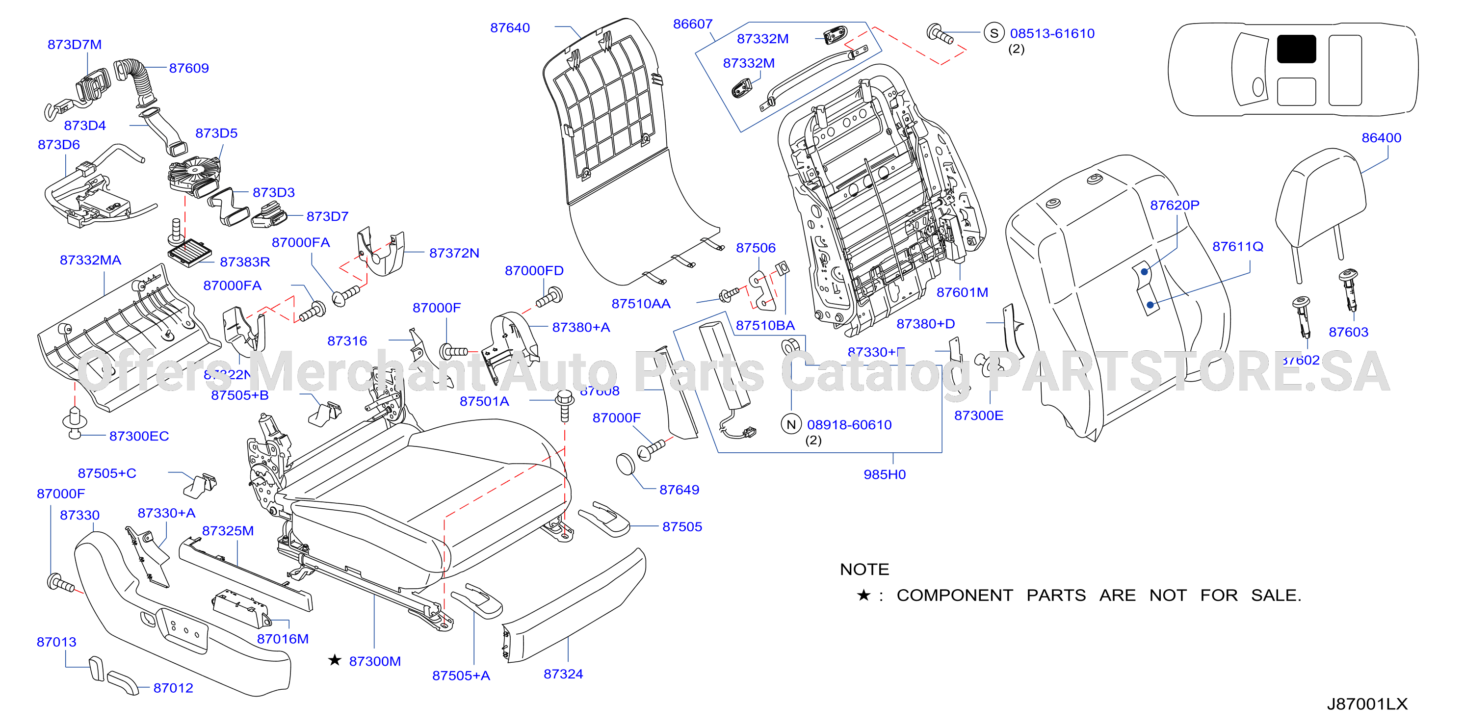 Front Seat Aircon Power Rh Seat Grip