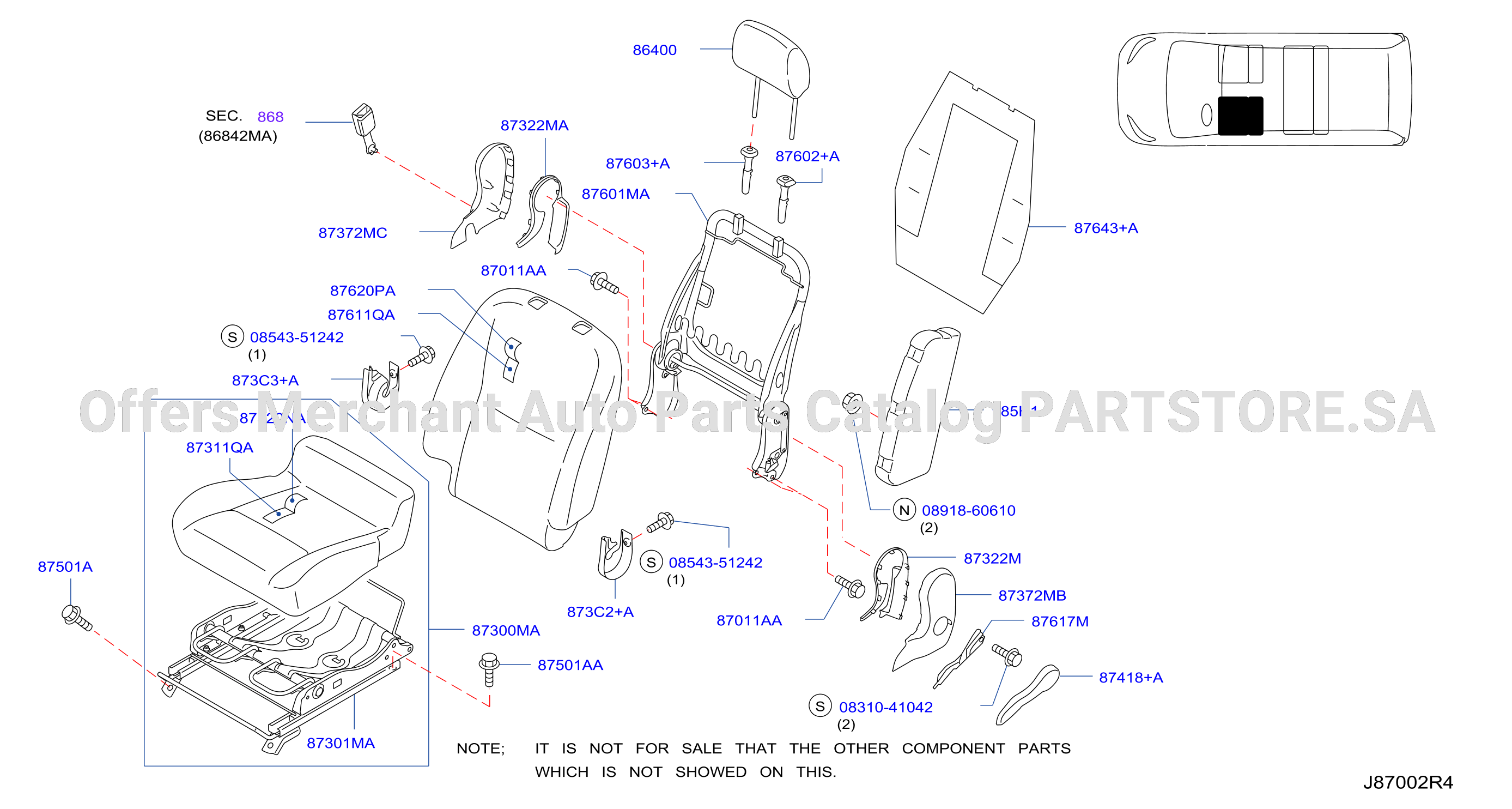 Front Seat Lh Seat Mid Upr Airbag
