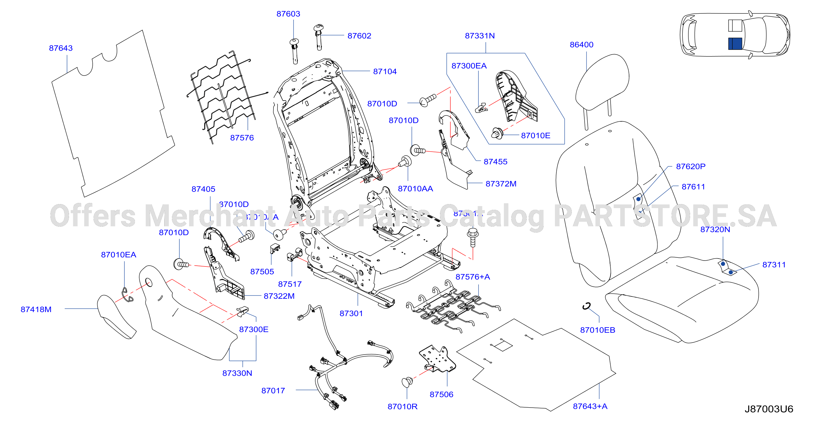 Front Seat Rh Seat W / O Side Air Bag