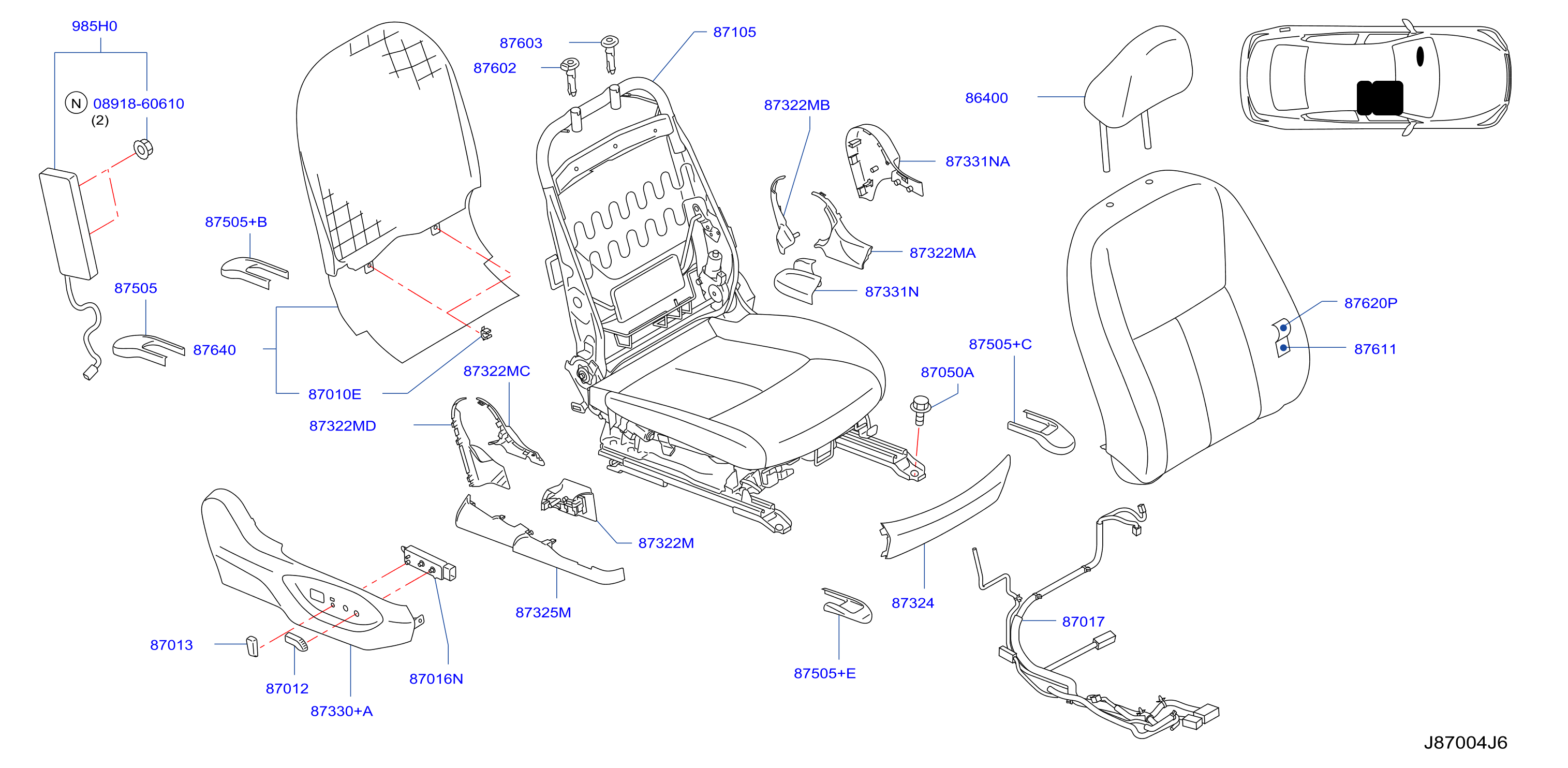 حزام أمامي