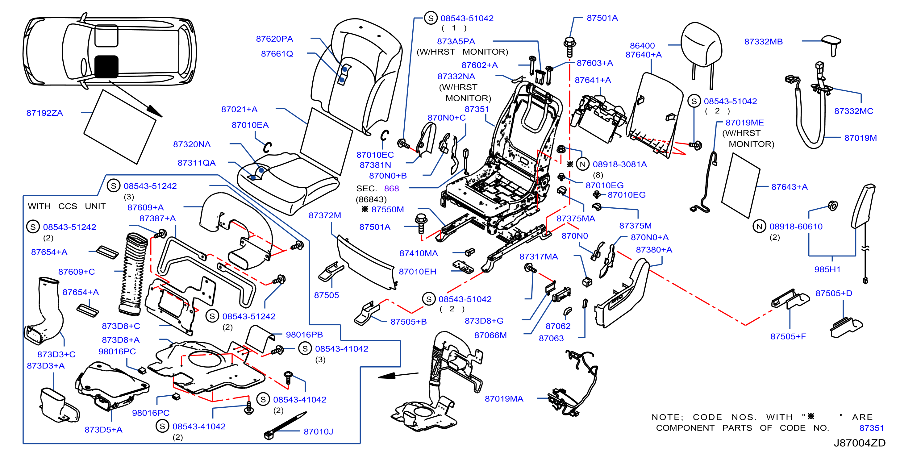 Front Seat Lh Power Seat