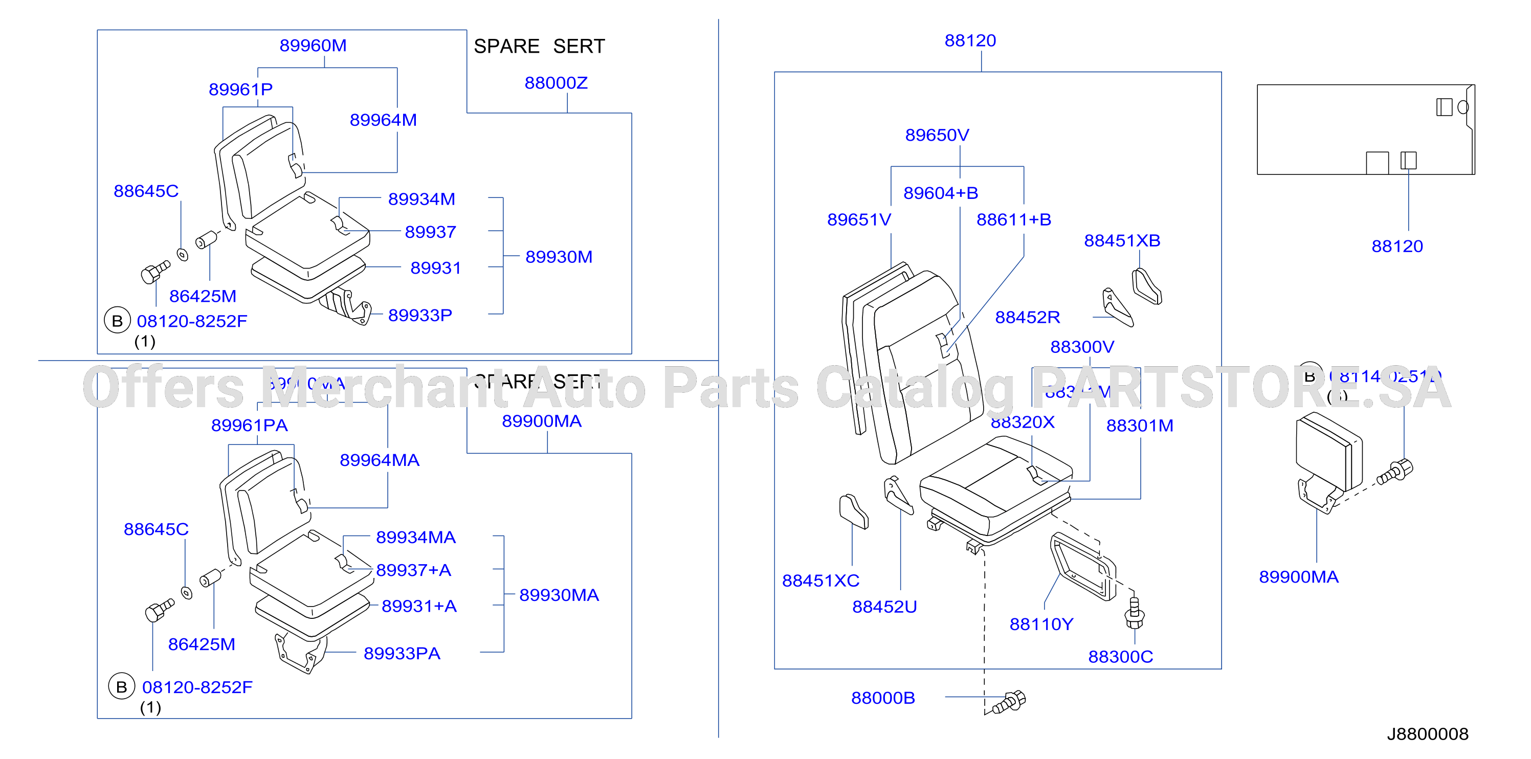 Rear Seat Single Seat A