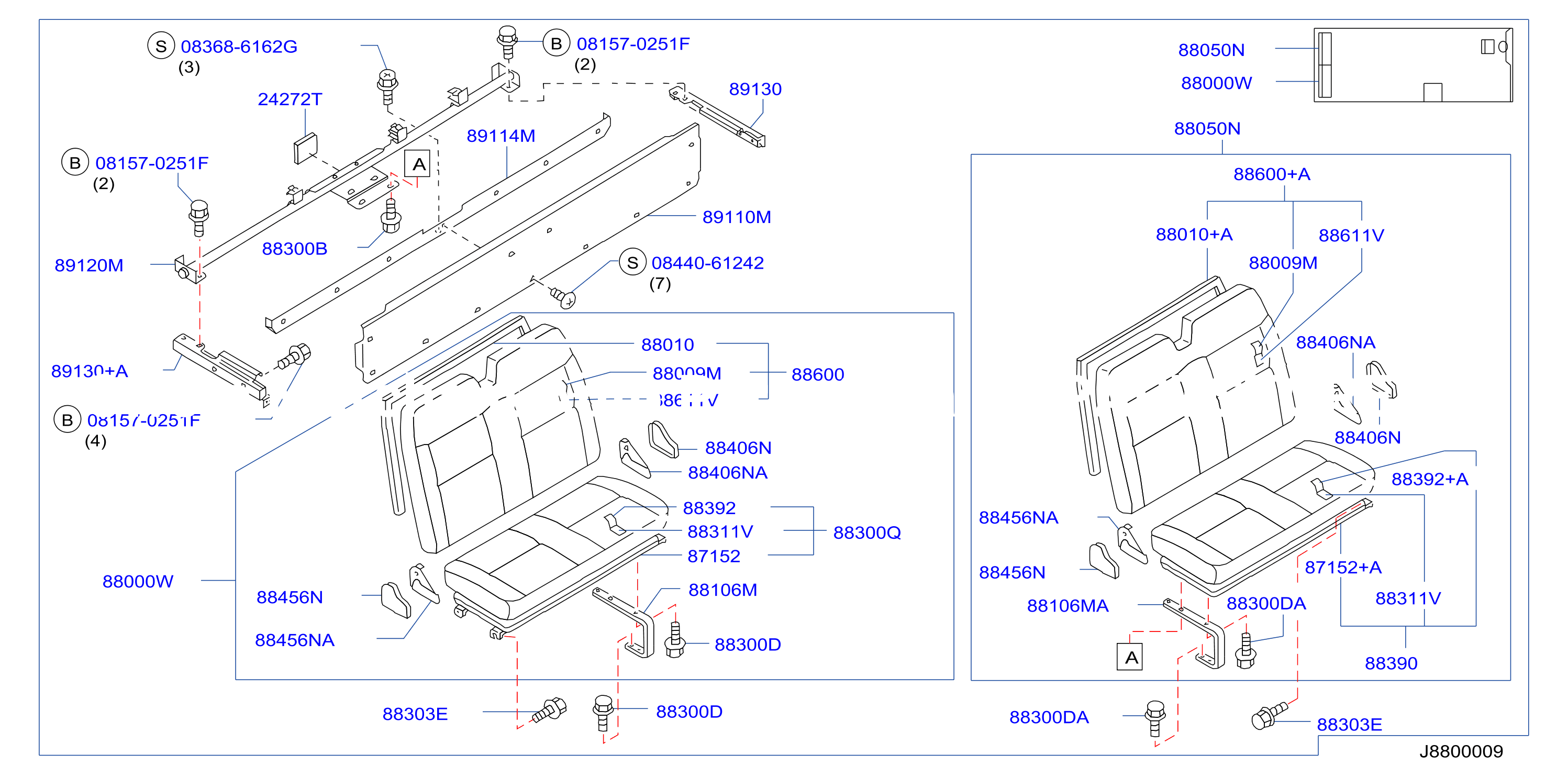 Rear Seat End Seat