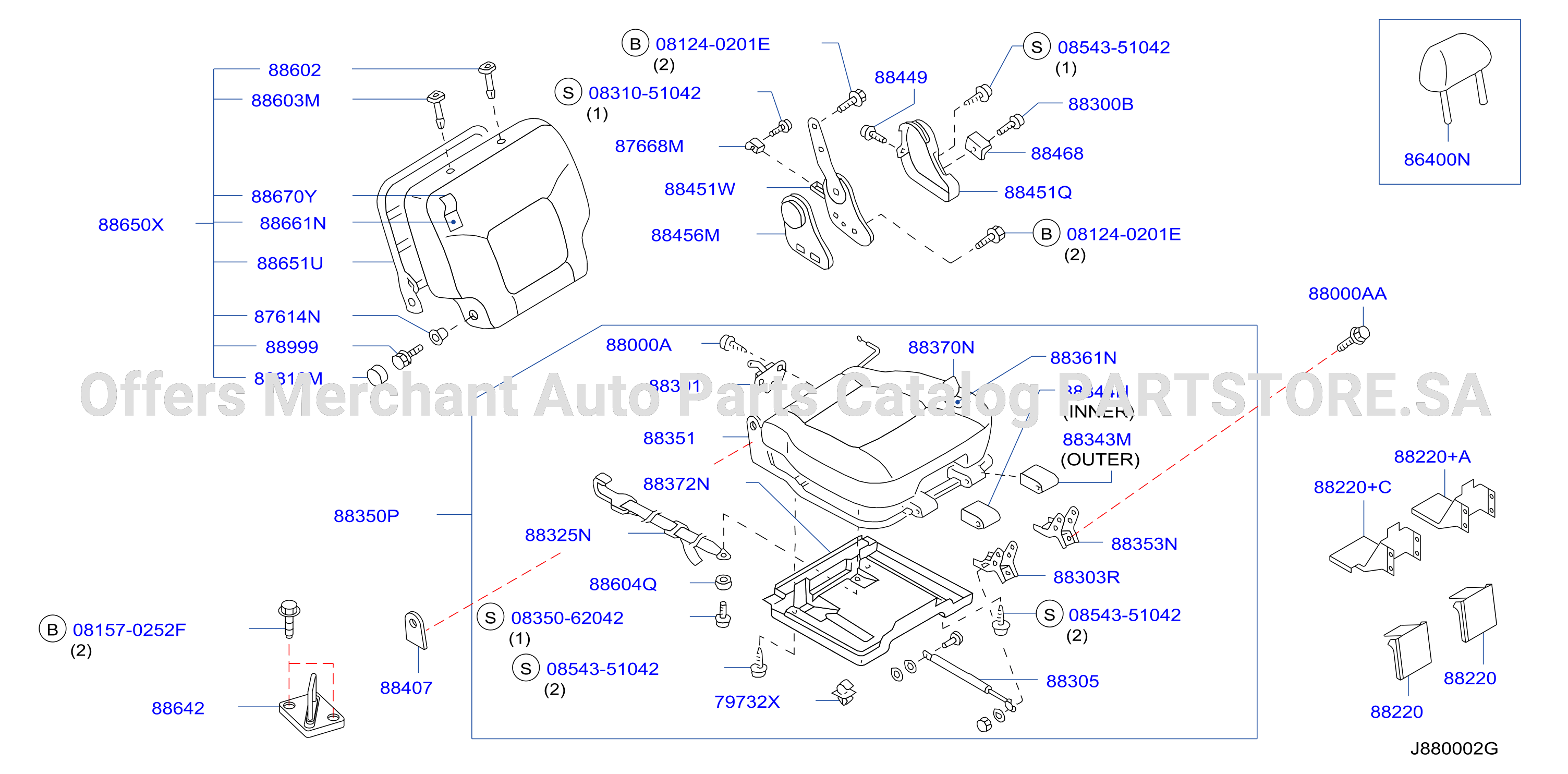 Rear Seat F / Lh W / O Seat Slide W / O Armrest