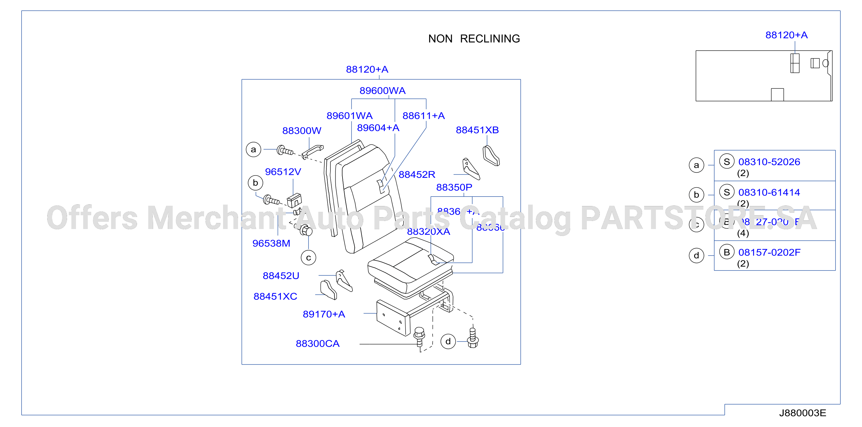 Rear Seat Strre C