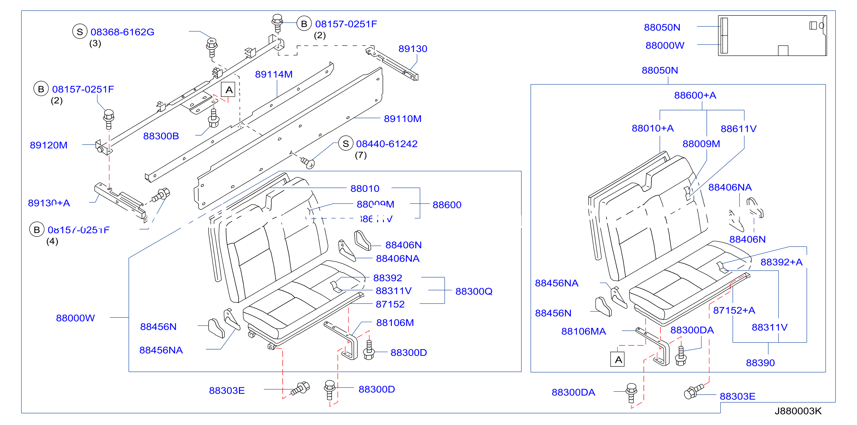 Rear Seat Strrh F
